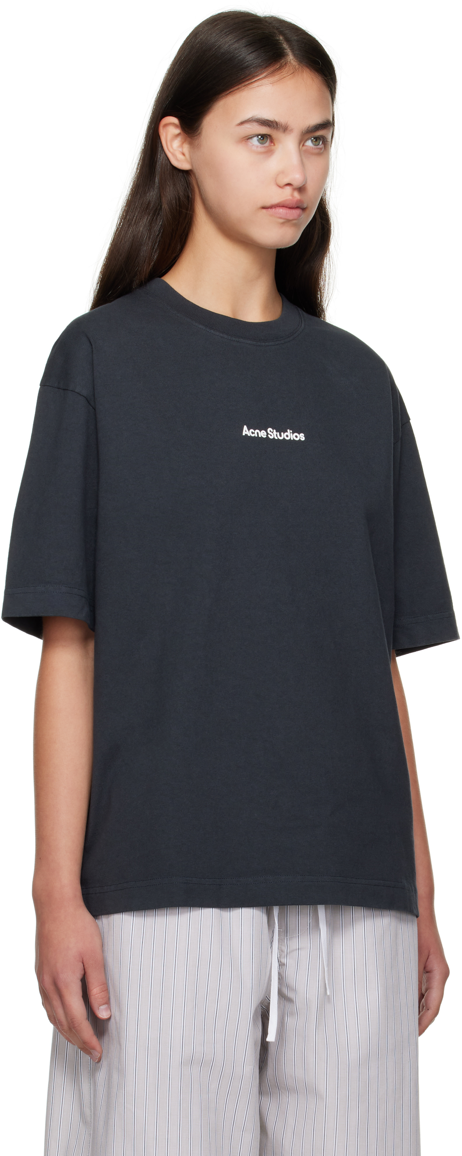 Acne Studios - T-shirt noir à logo