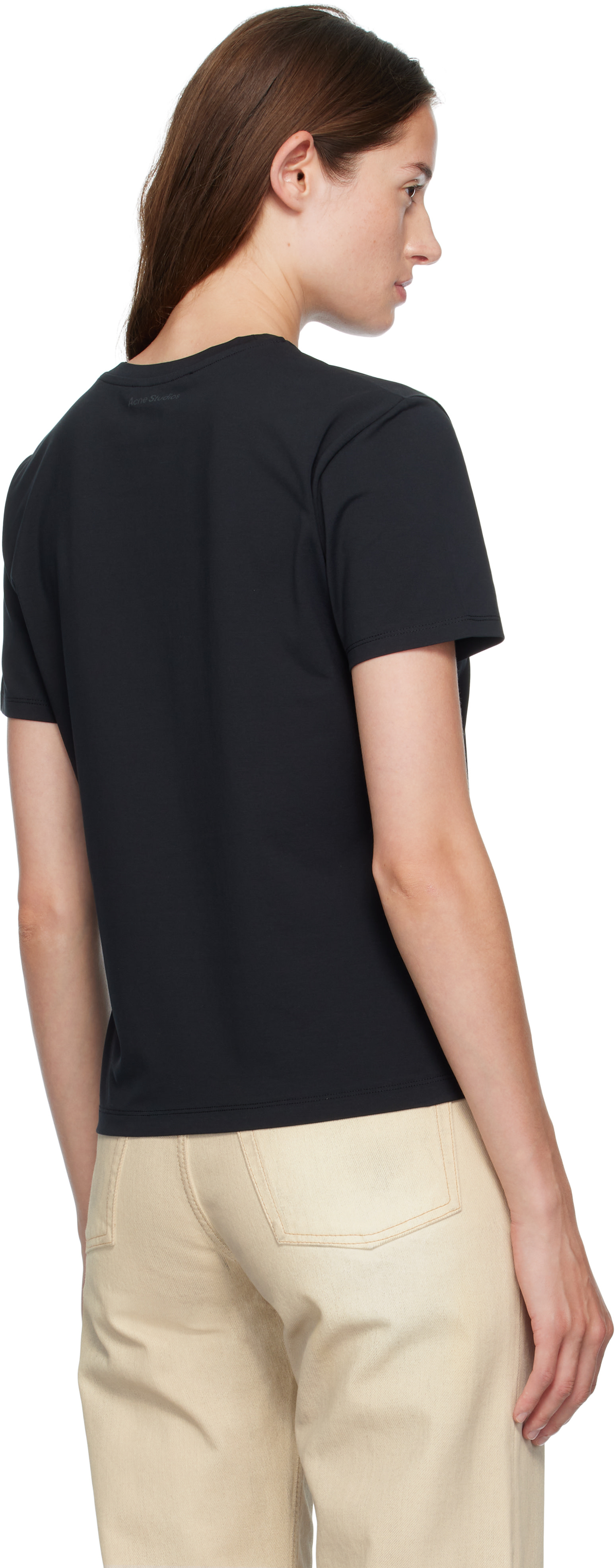 Acne Studios - T-shirt noir à coupe classique