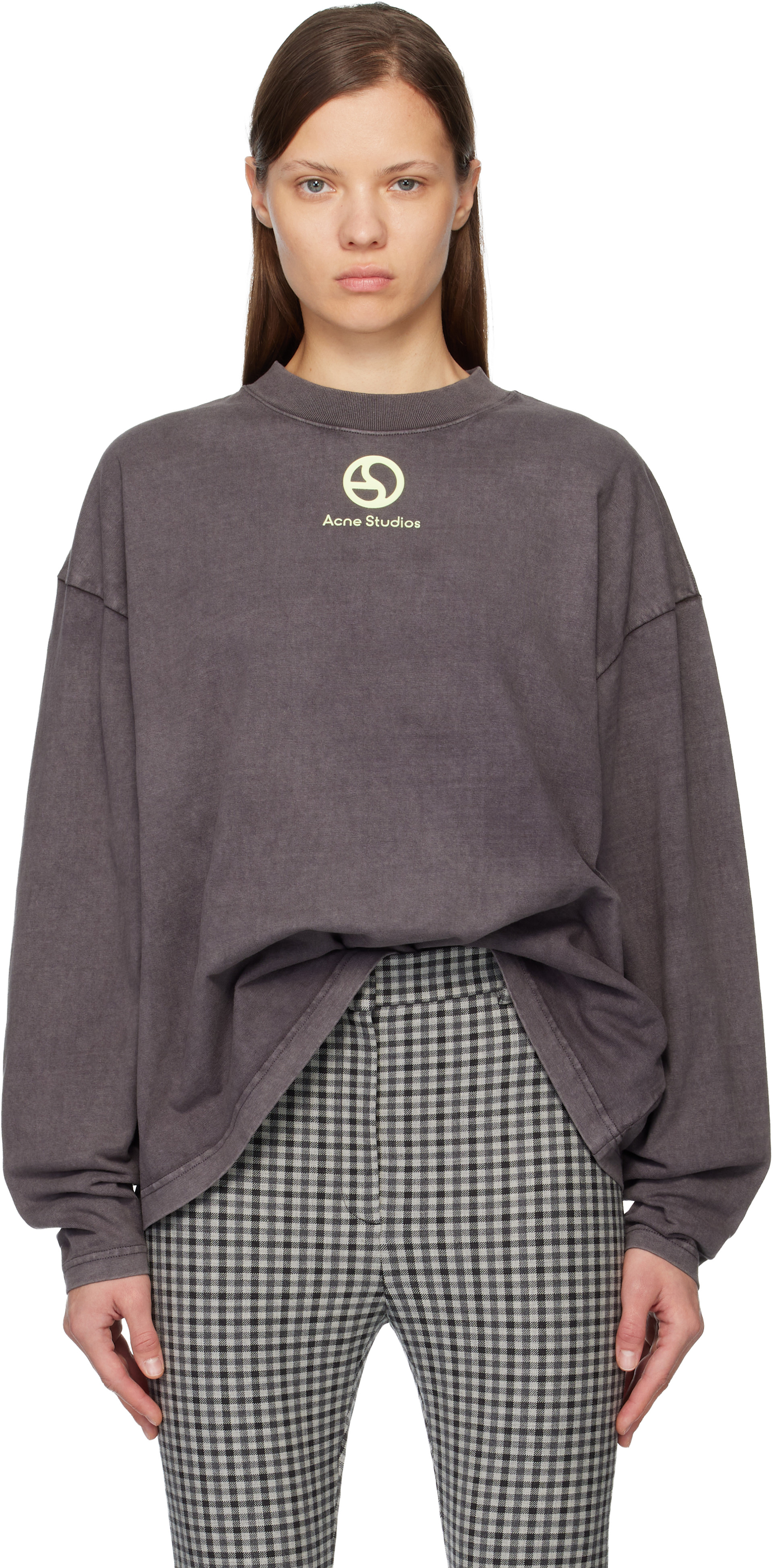 Acne Studios - T-shirt noir à logo