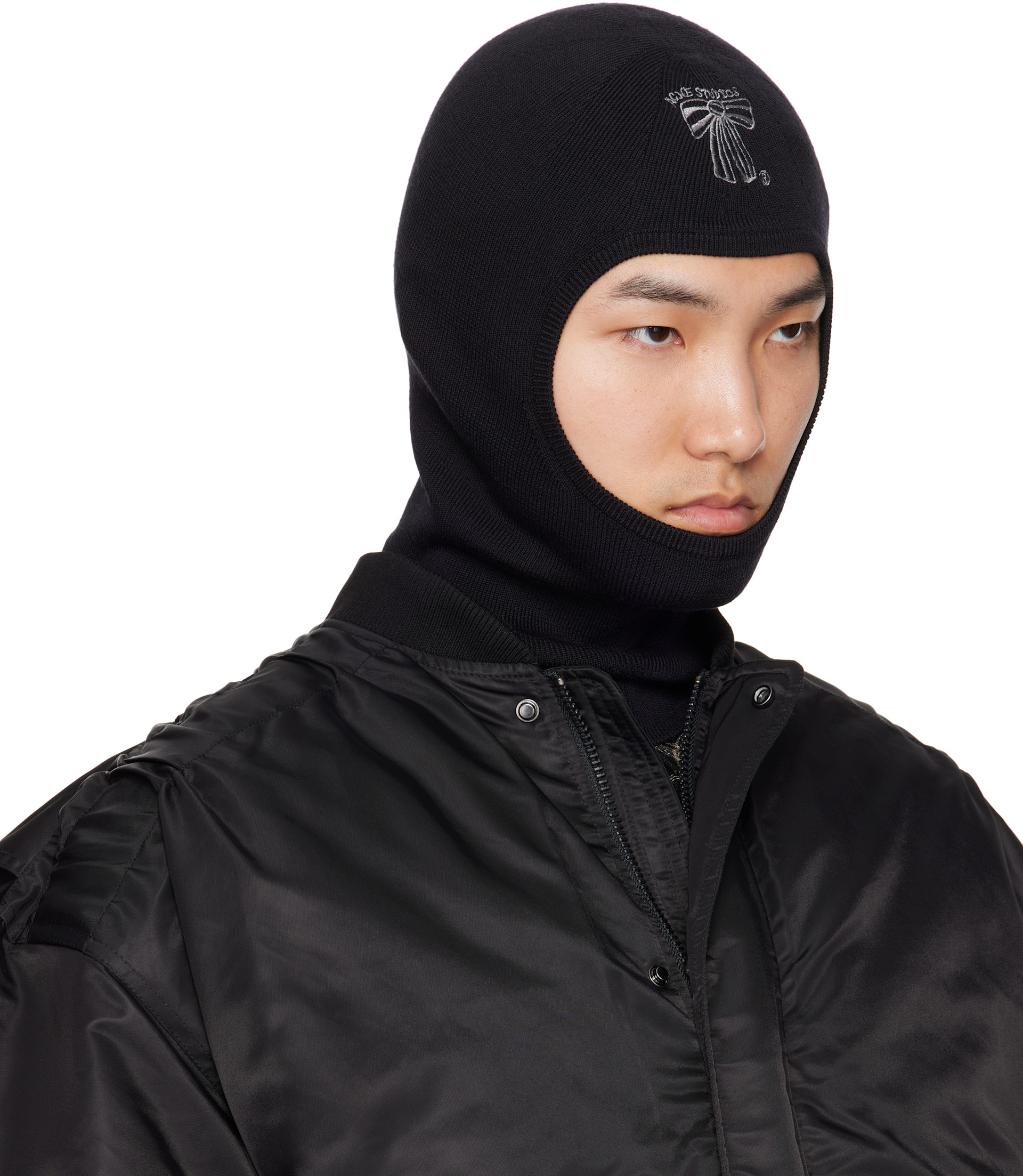 Acne Studios - 블랙 울 발라클라바