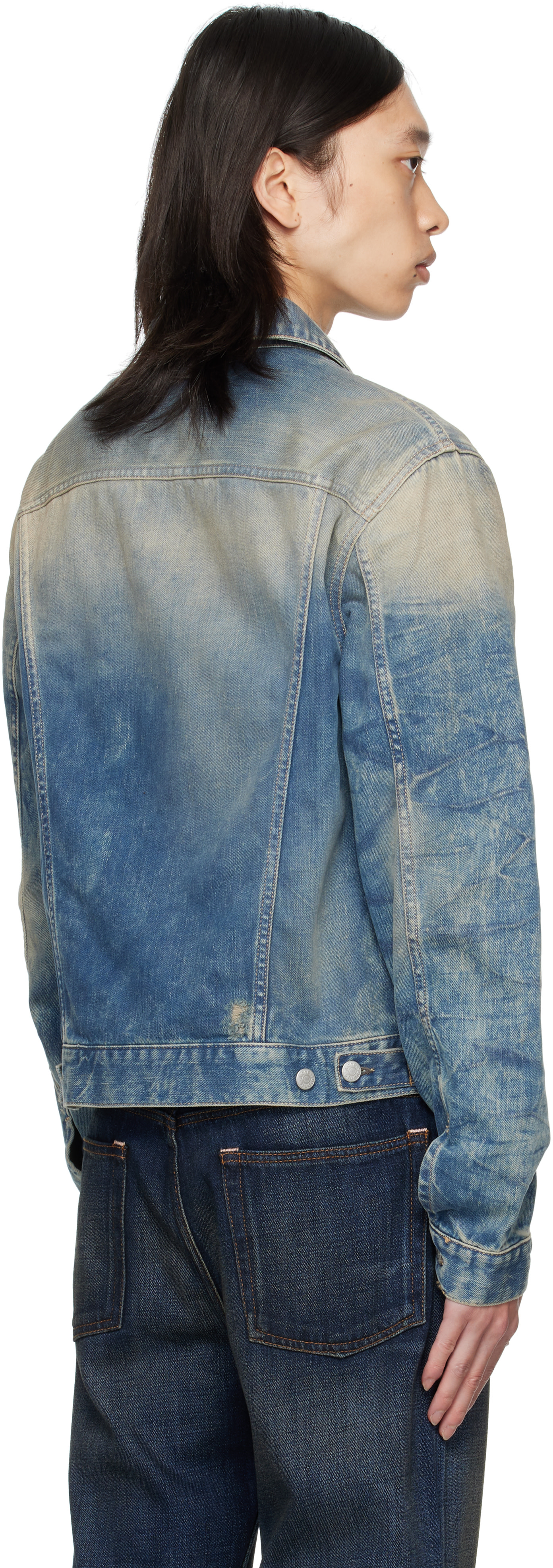 Acne Studios: ブルー 2006M Goldmine デニムジャケット | SSENSE 日本