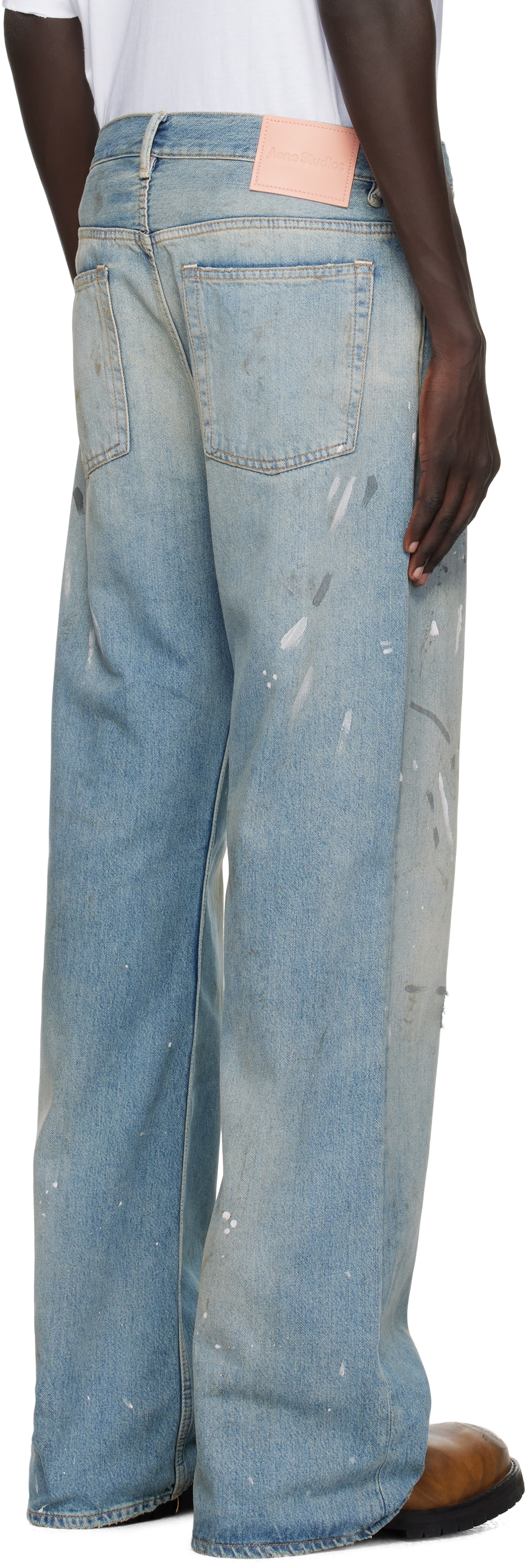 Acne Studios - Jean 2021M bleu à coupe classique