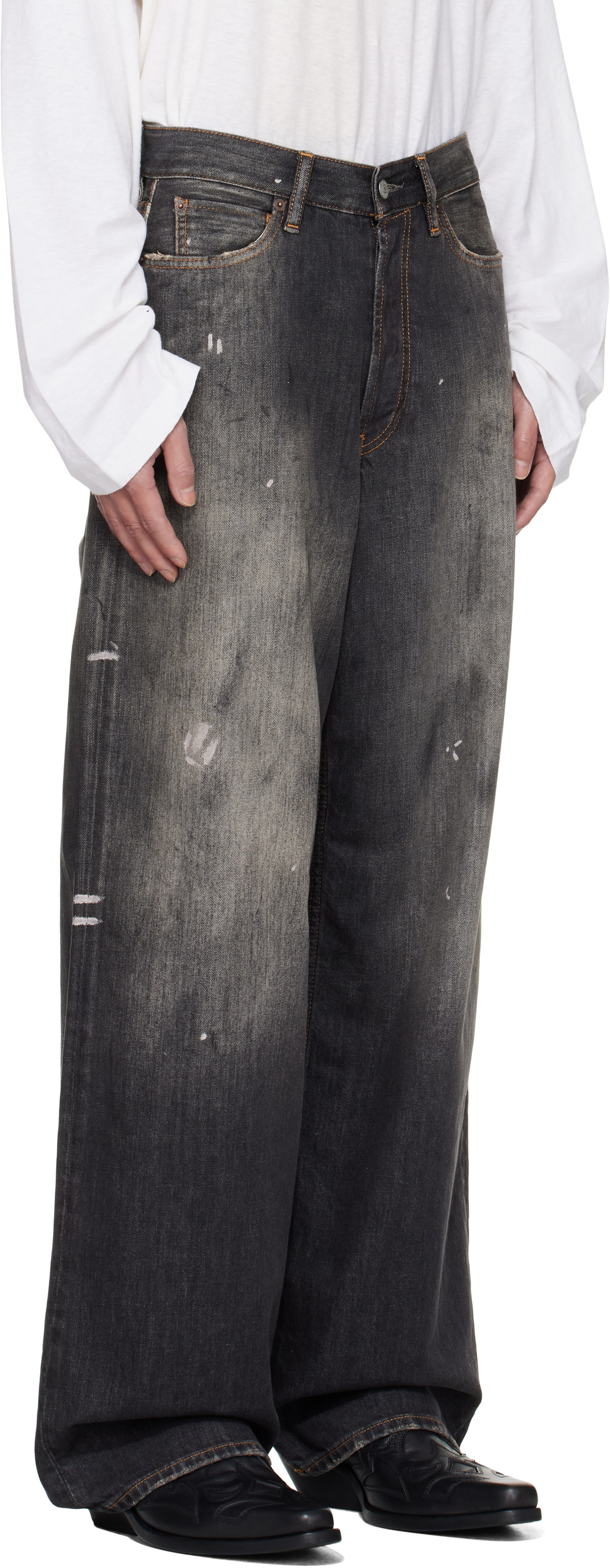 Acne Studios - Jean décontracté 1981 noir