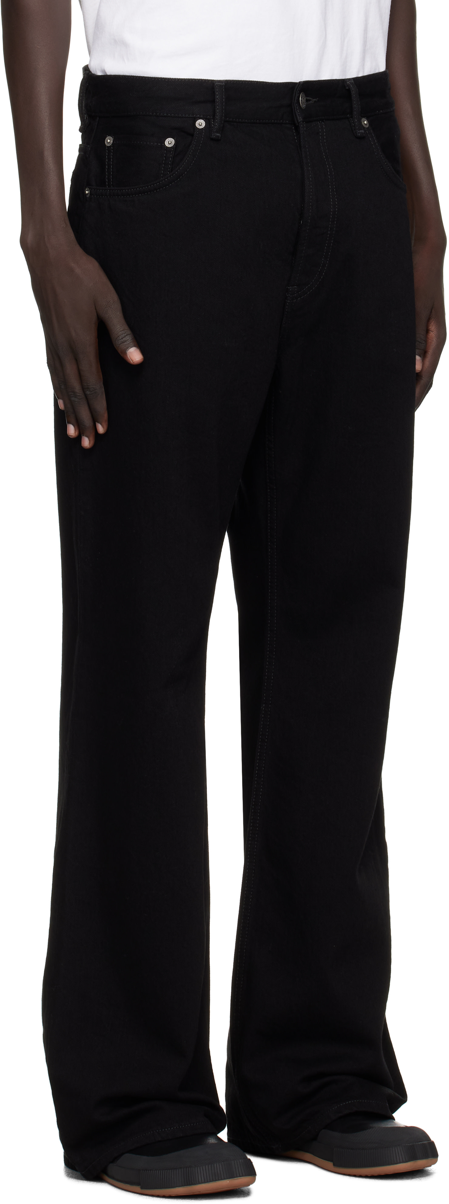 Acne Studios: Black 2021M Jeans | SSENSE