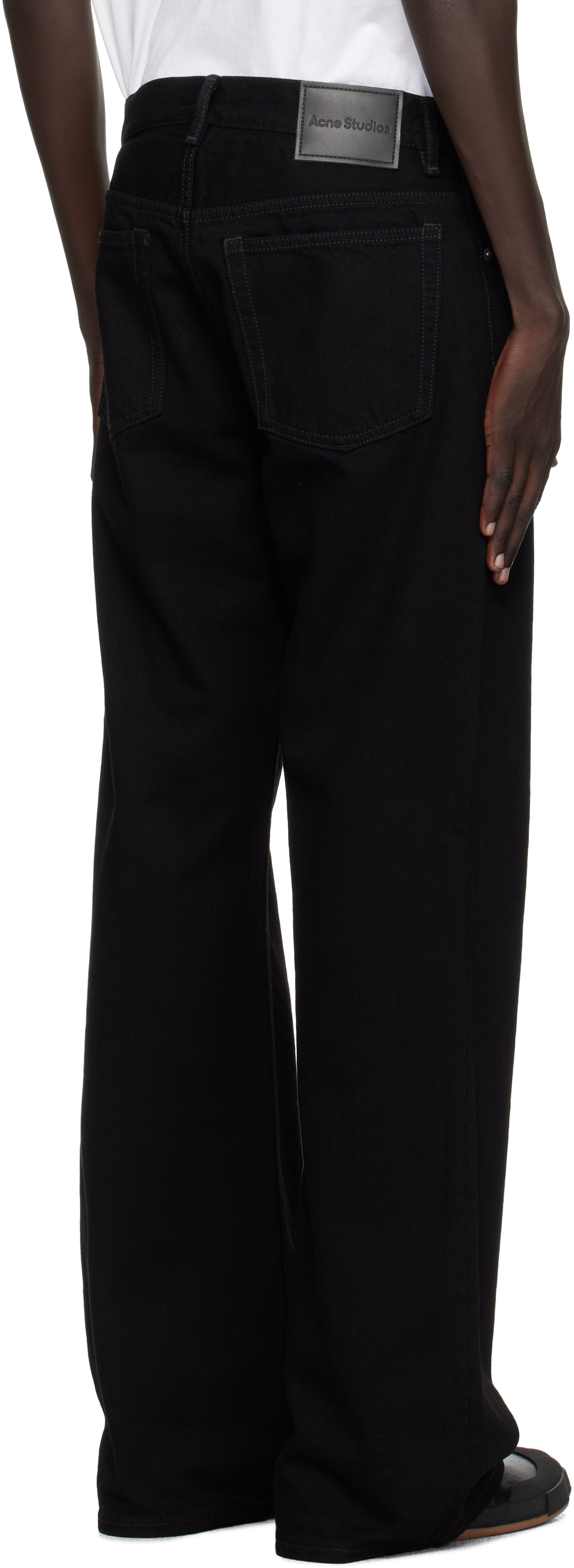 Acne Studios: Black 2021M Jeans | SSENSE