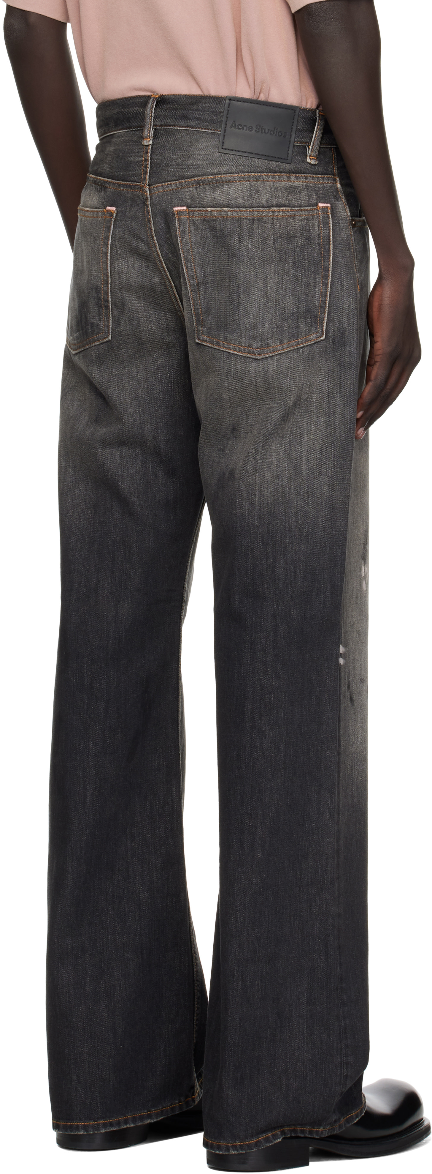 Acne Studios - Jean 2021M gris à coupe classique