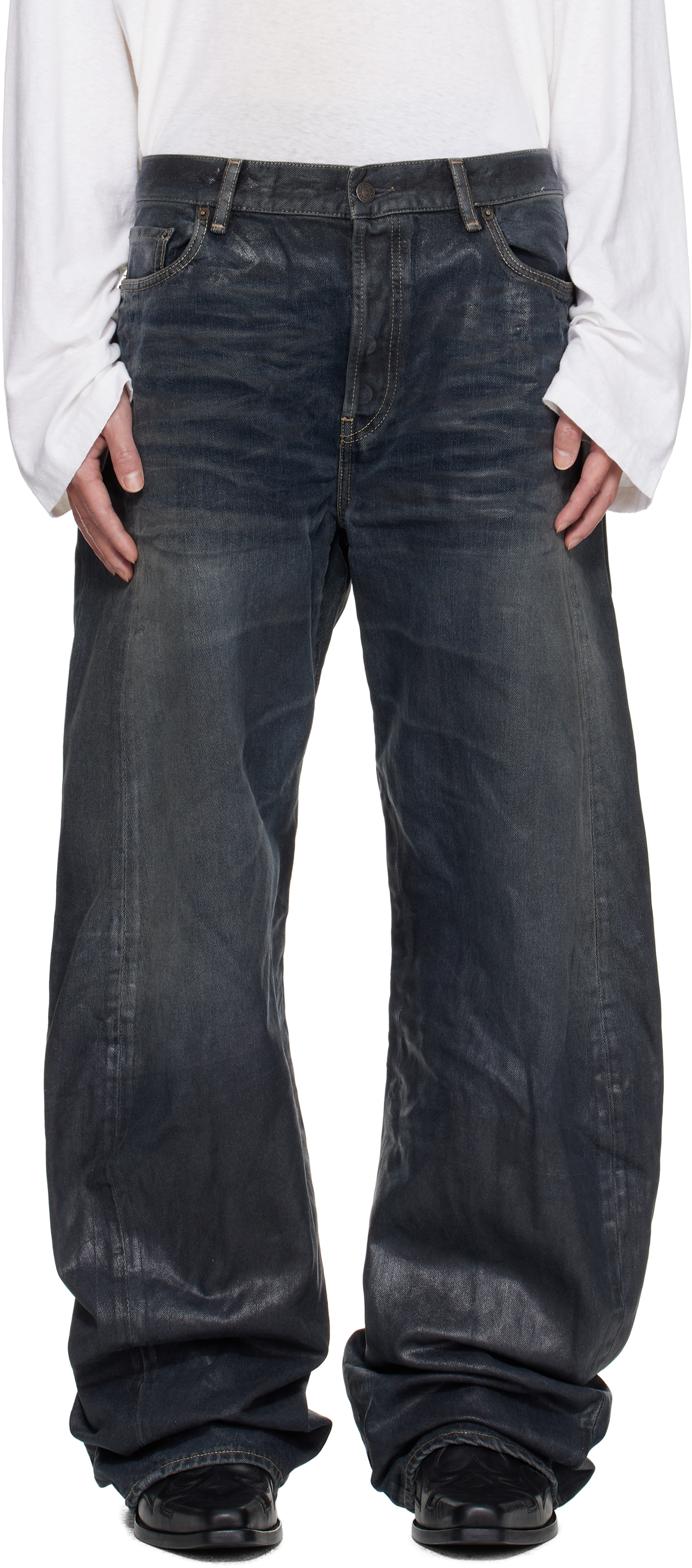 Acne Studios - Jean décontracté 2006M noir