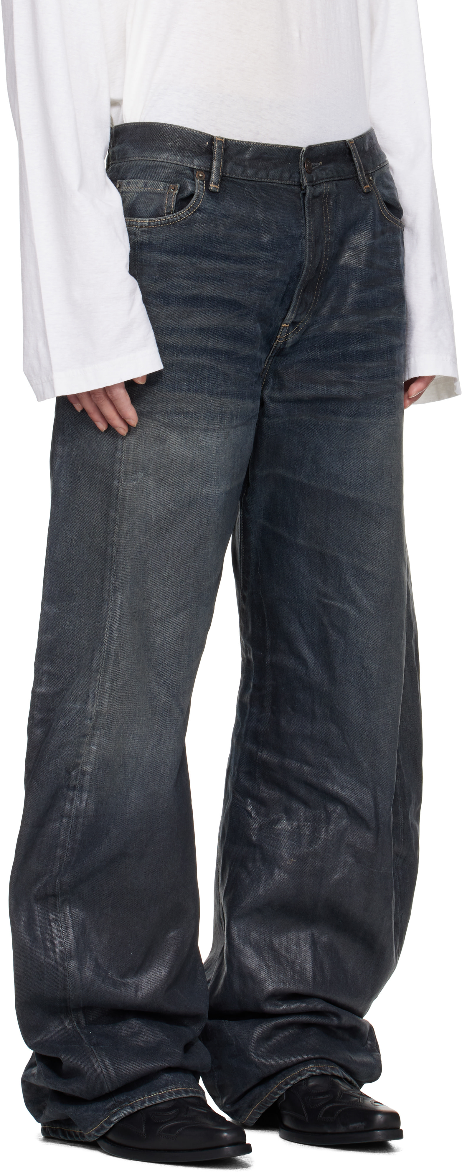 Acne Studios - Jean décontracté 2006M noir