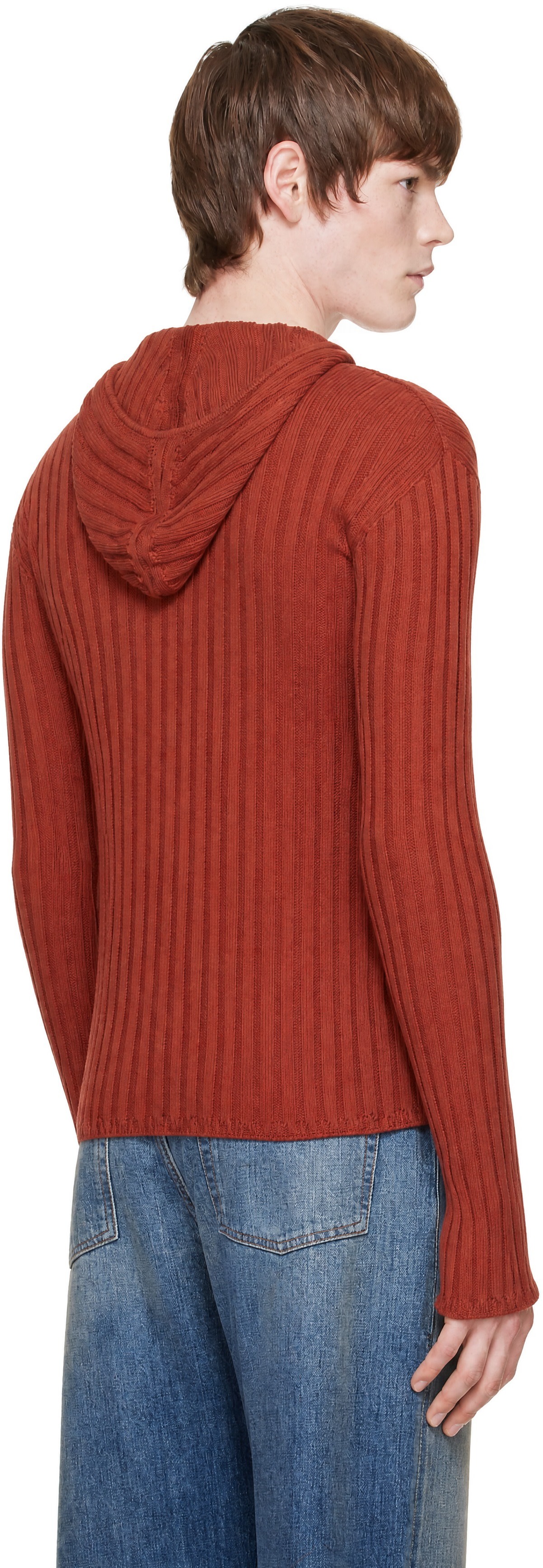 Acne Studios - Red Zip-Up Hoodie