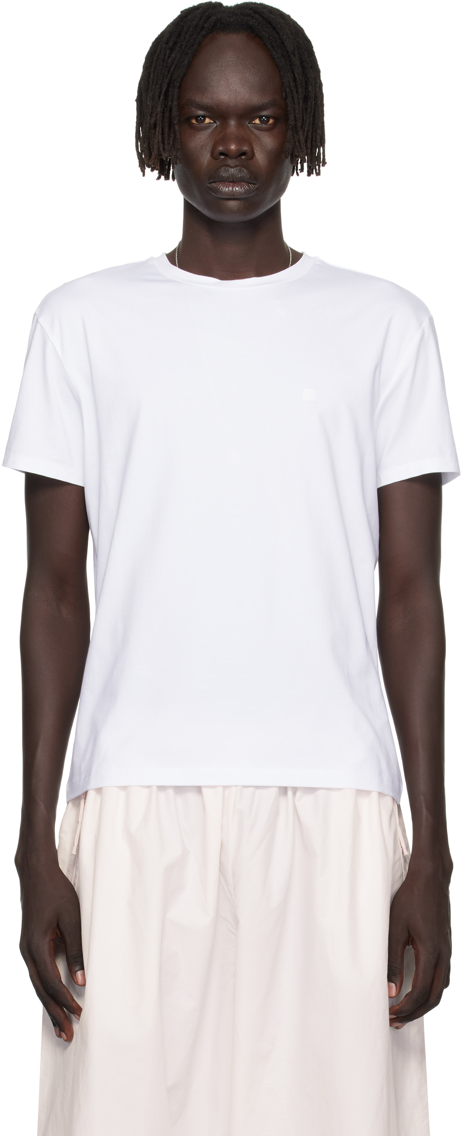 Acne Studios - T-shirt blanc à coupe classique