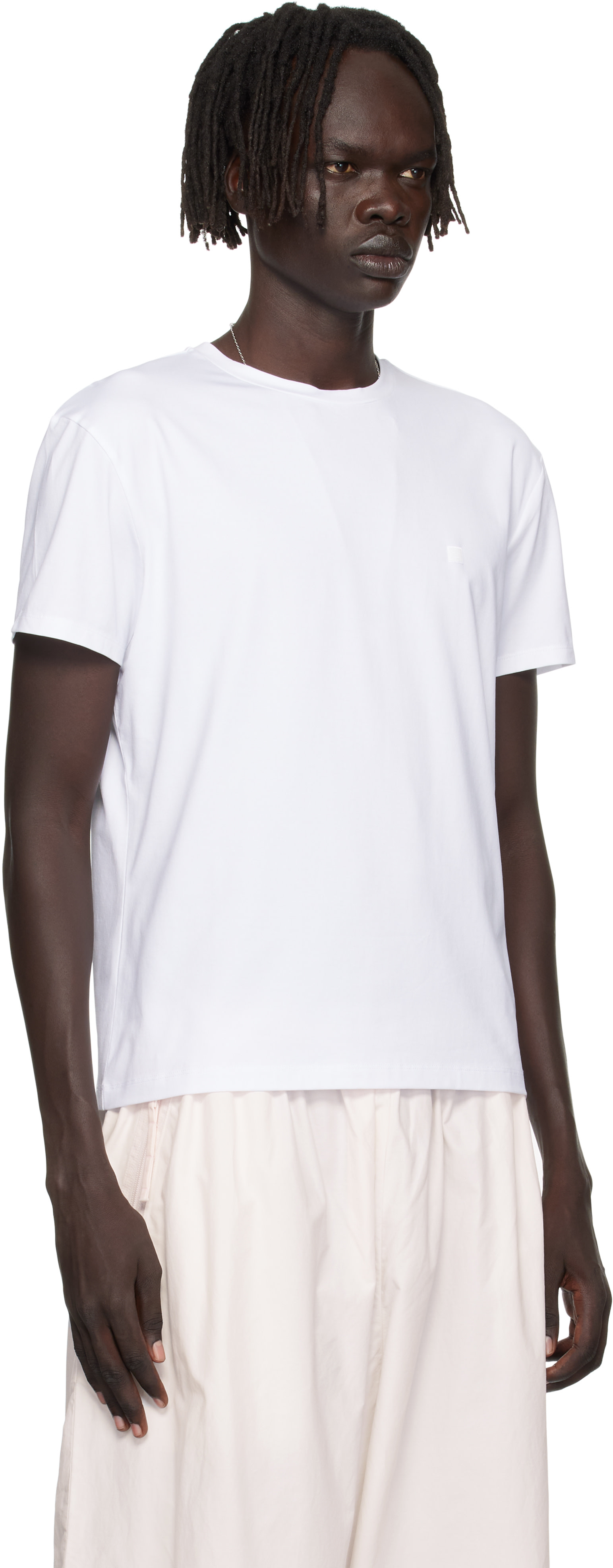 Acne Studios - T-shirt blanc à coupe classique