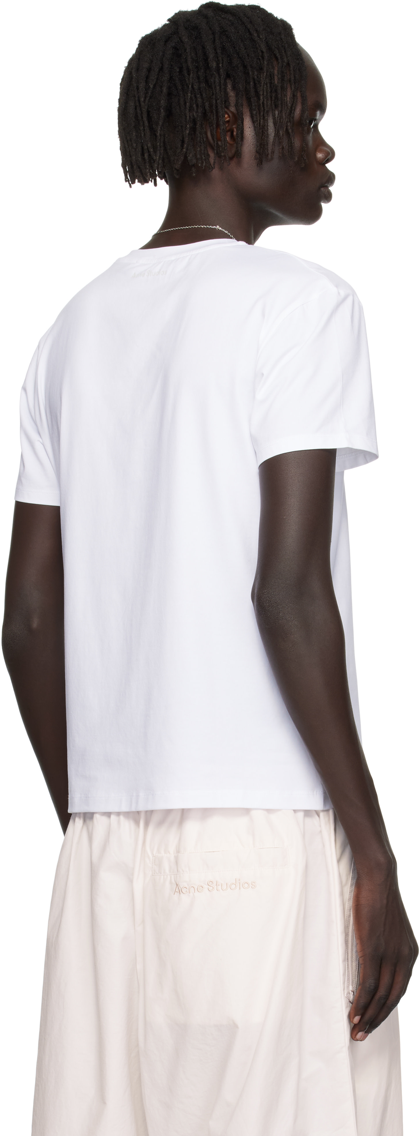 Acne Studios - T-shirt blanc à coupe classique