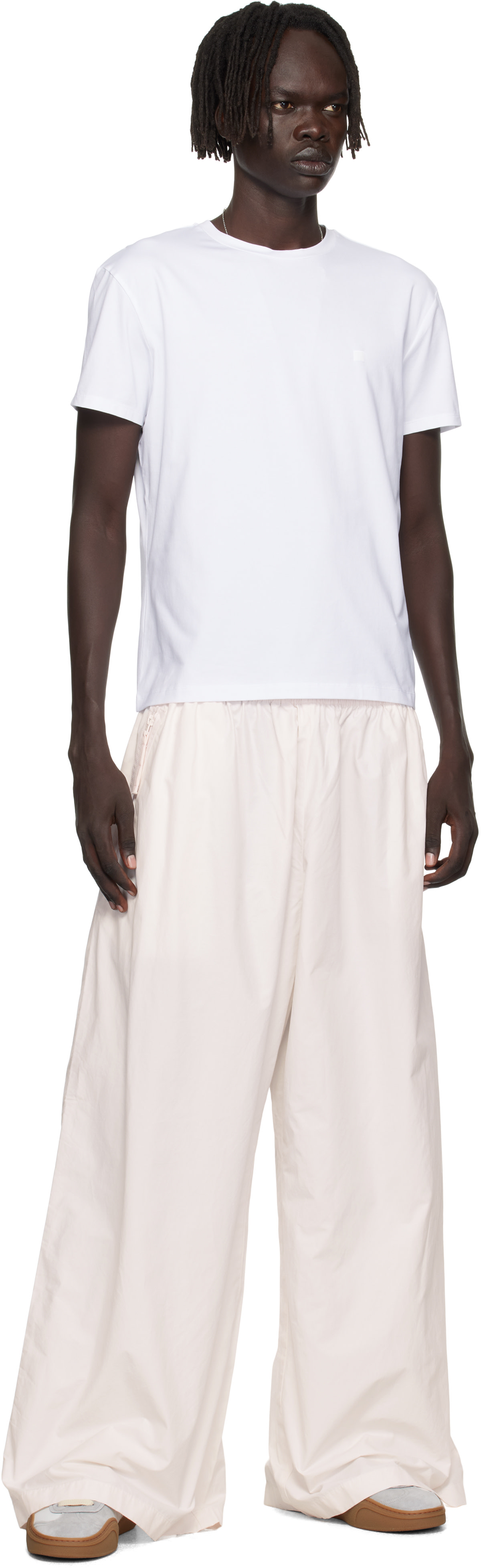 Acne Studios - T-shirt blanc à coupe classique