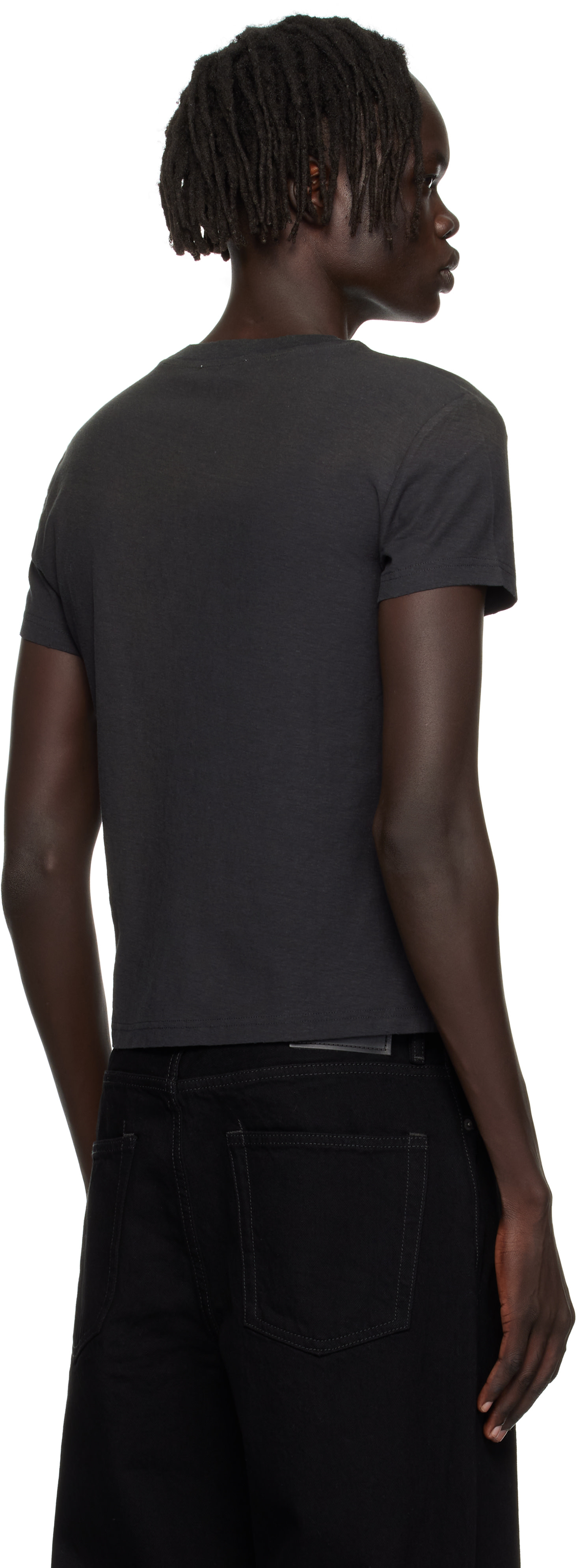 Acne Studios - T-shirt noir à logo