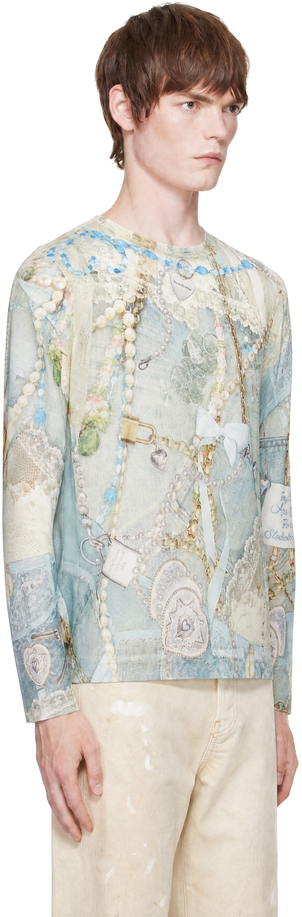 Acne Studios - Multicolor Long Sleeve Print T-shirt