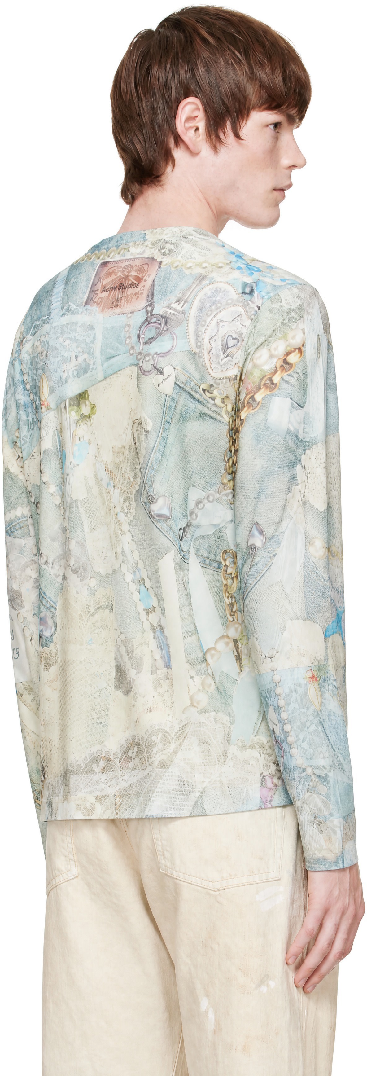 Acne Studios - Multicolor Long Sleeve Print T-shirt