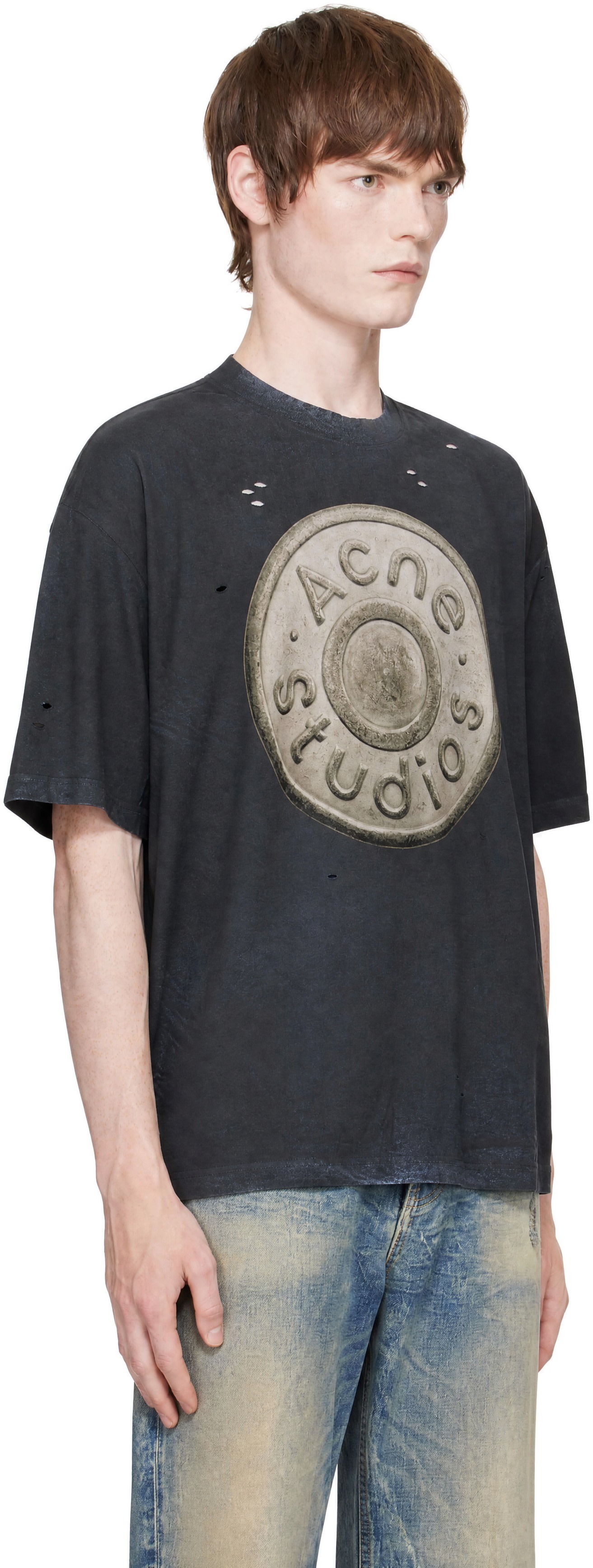 Acne Studios - Black Logo T-shirt