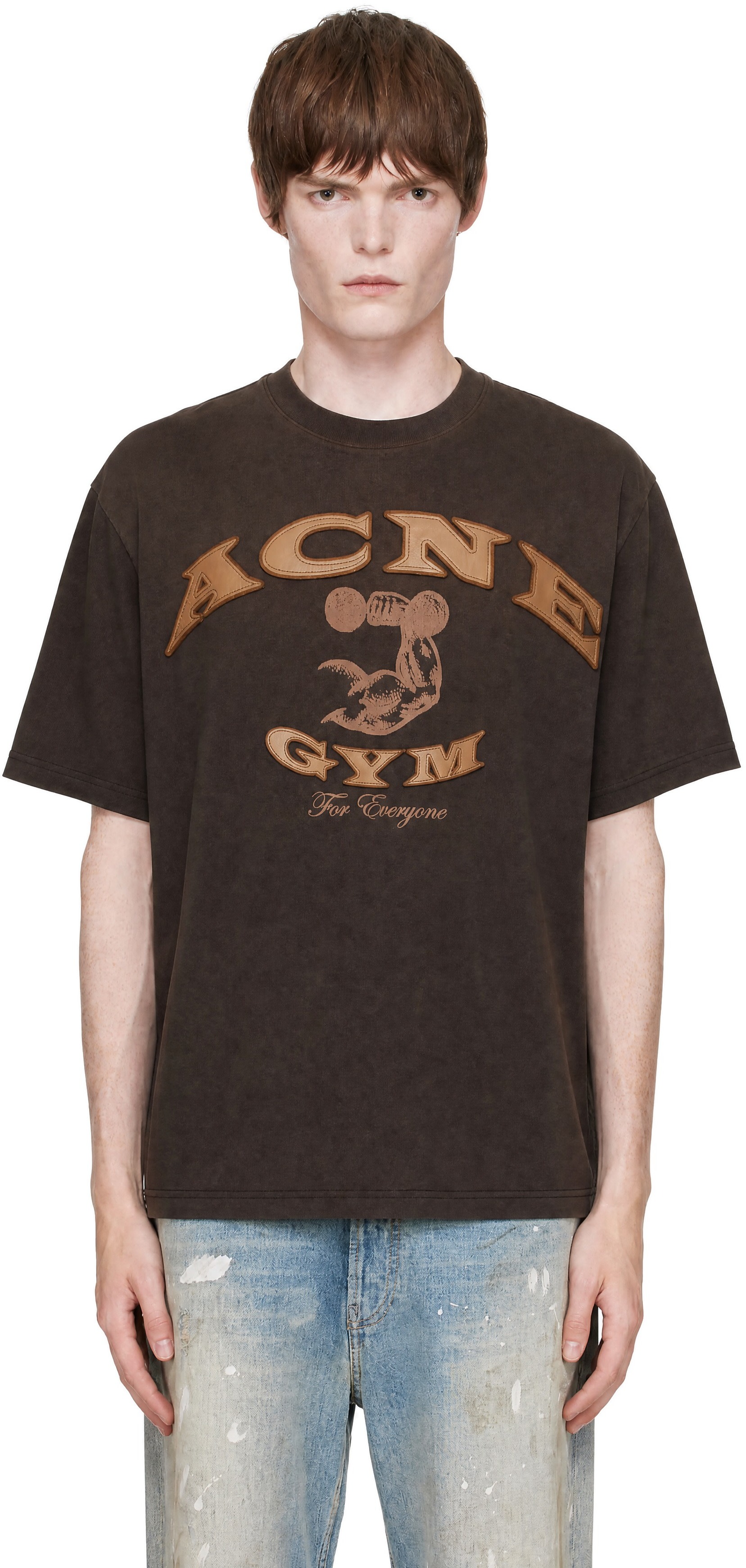 Acne Studios - Brown Logo T-shirt