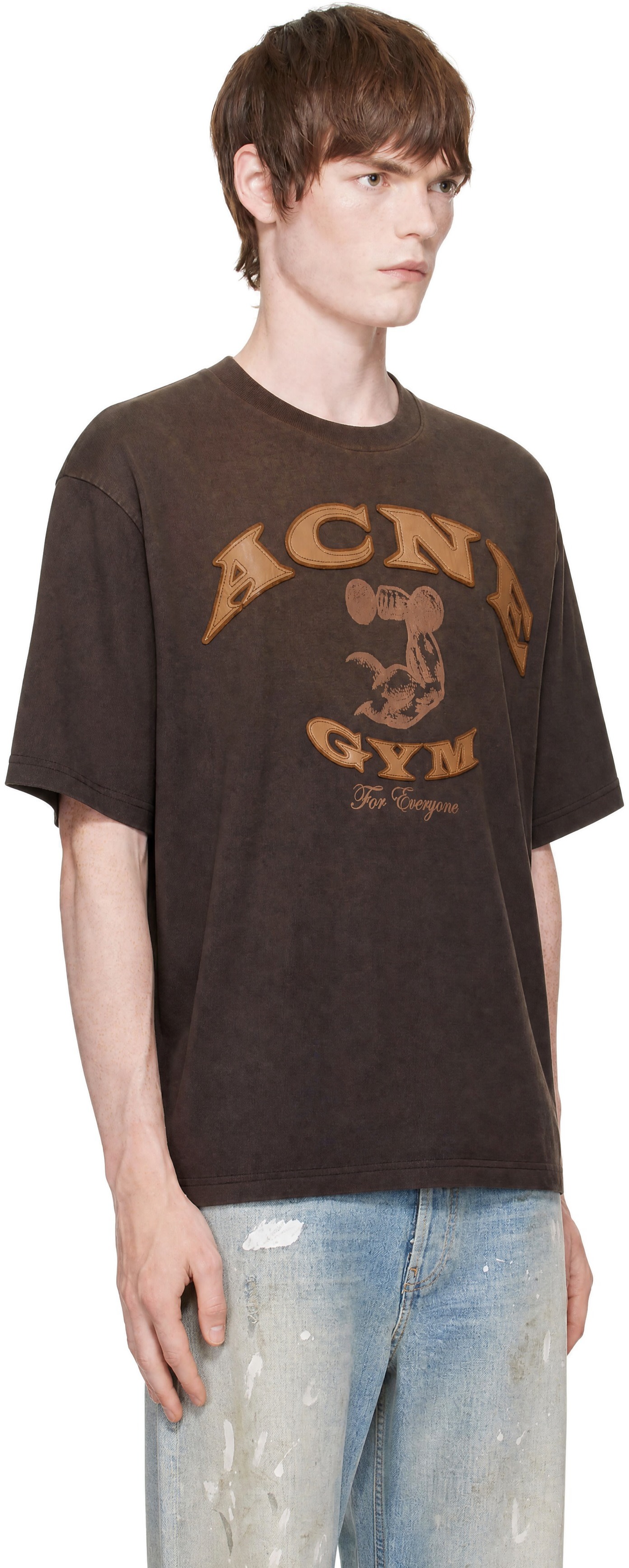Acne Studios - Brown Logo T-shirt