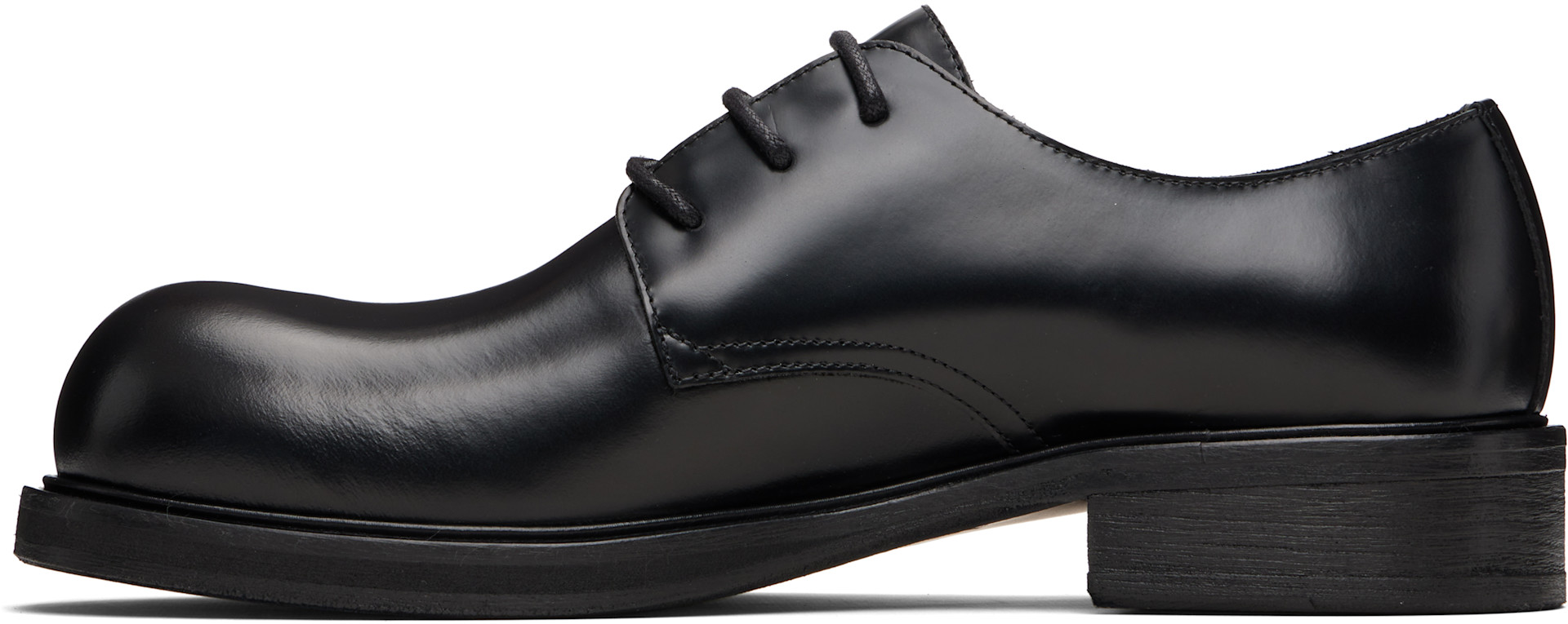 Acne Studios - Derbys noirs en cuir à laçage