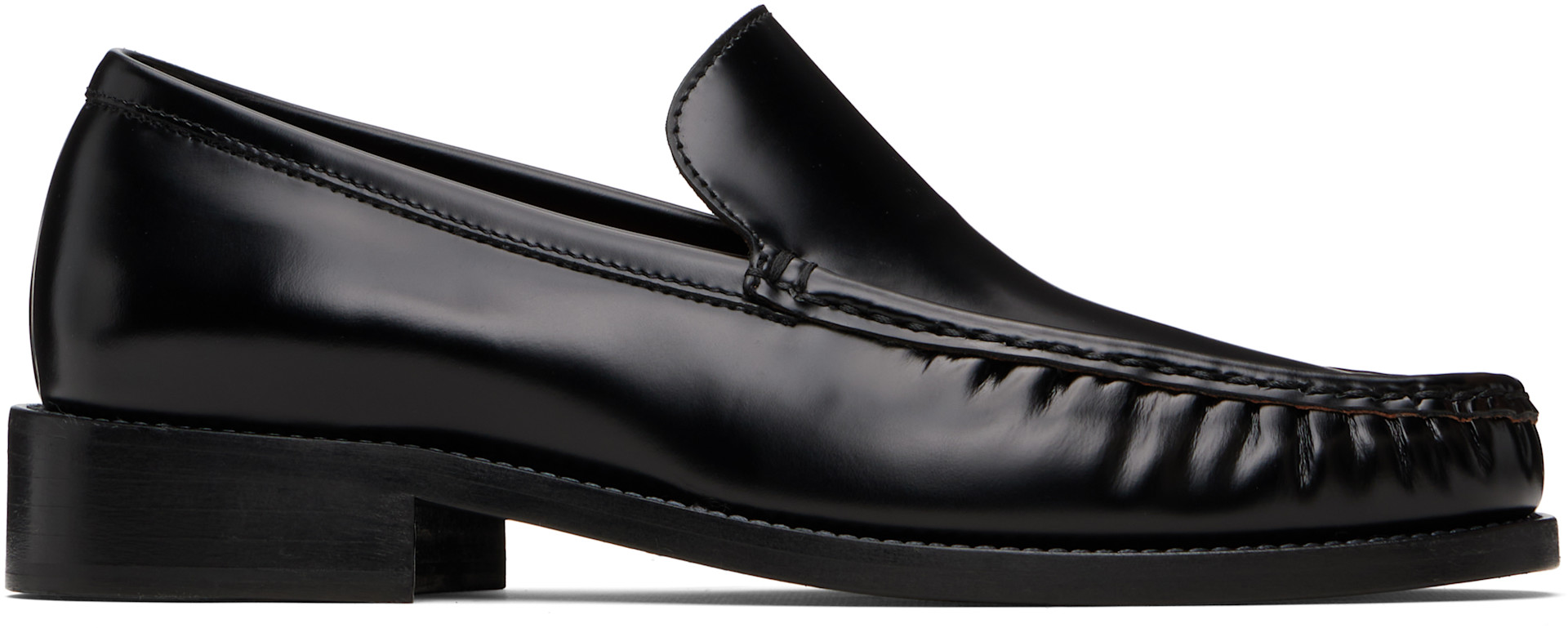 Acne Studios - Flâneurs noirs en cuir