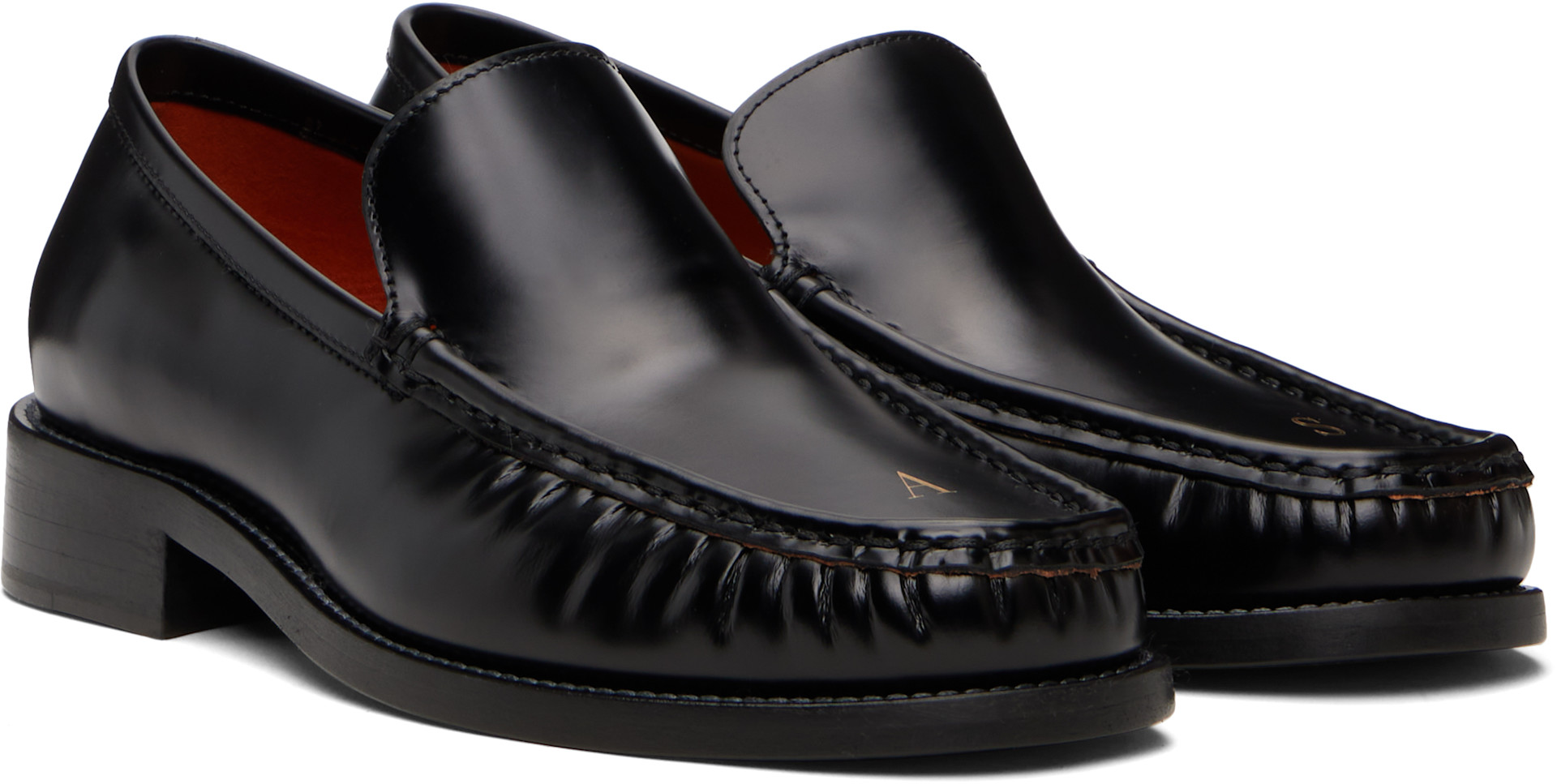 Acne Studios - Flâneurs noirs en cuir