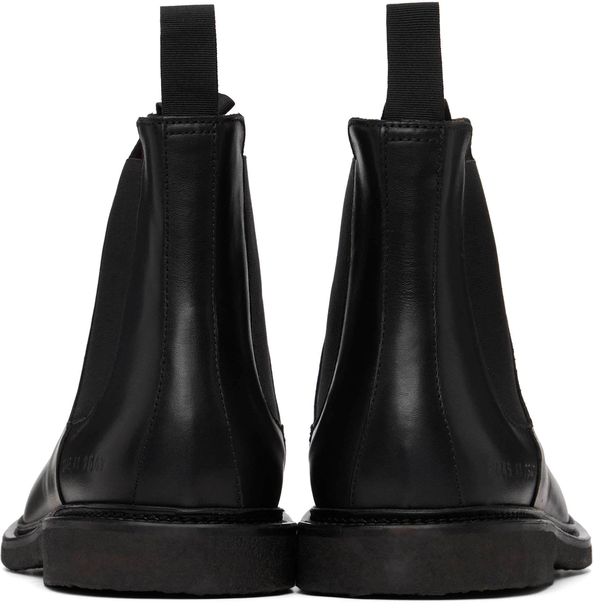 Common Projects - ブラック レザー チェルシーブーツ
