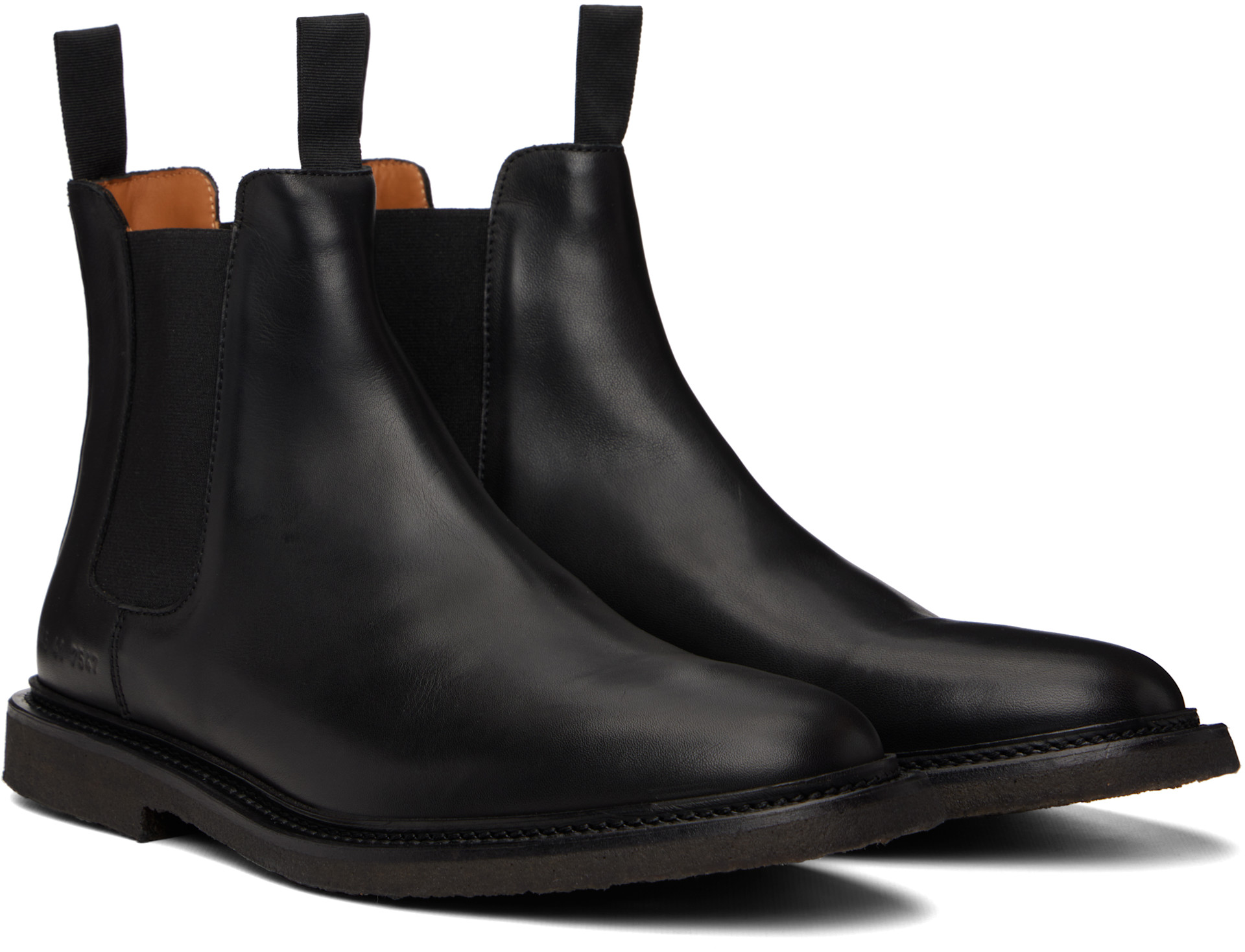 Common Projects - ブラック レザー チェルシーブーツ