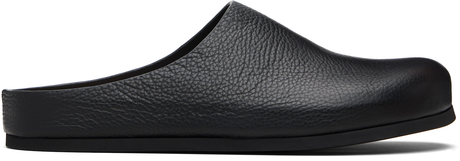 Common Projects - Black Leather Clog Loafers