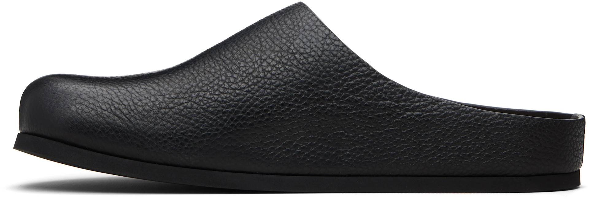 Common Projects - Black Leather Clog Loafers