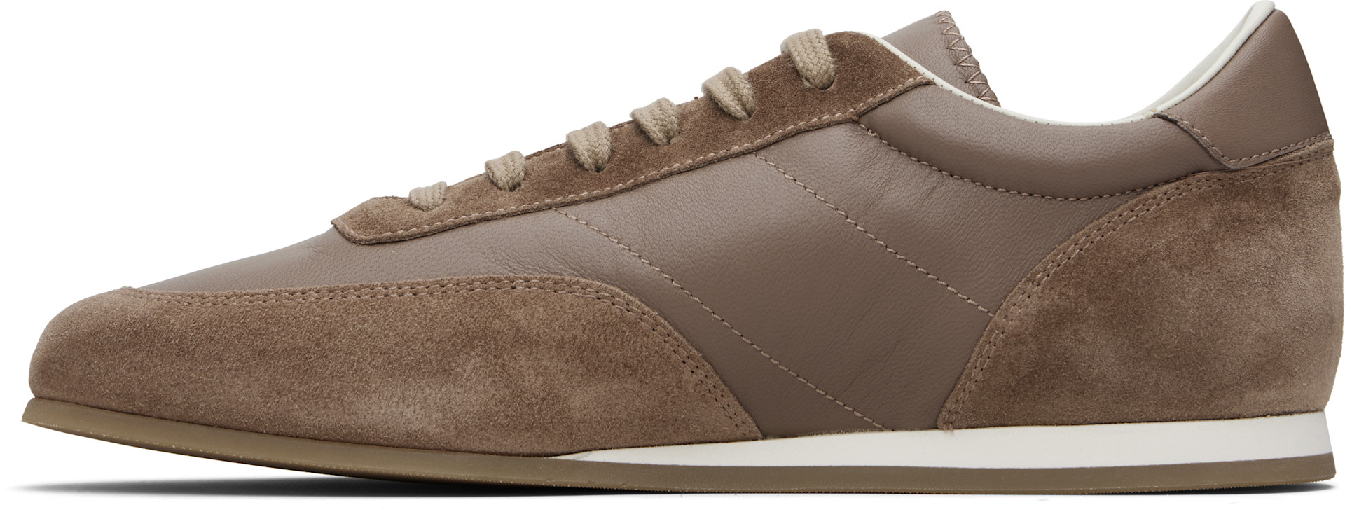 Common Projects - Taupe Minimal Runner Sneakers