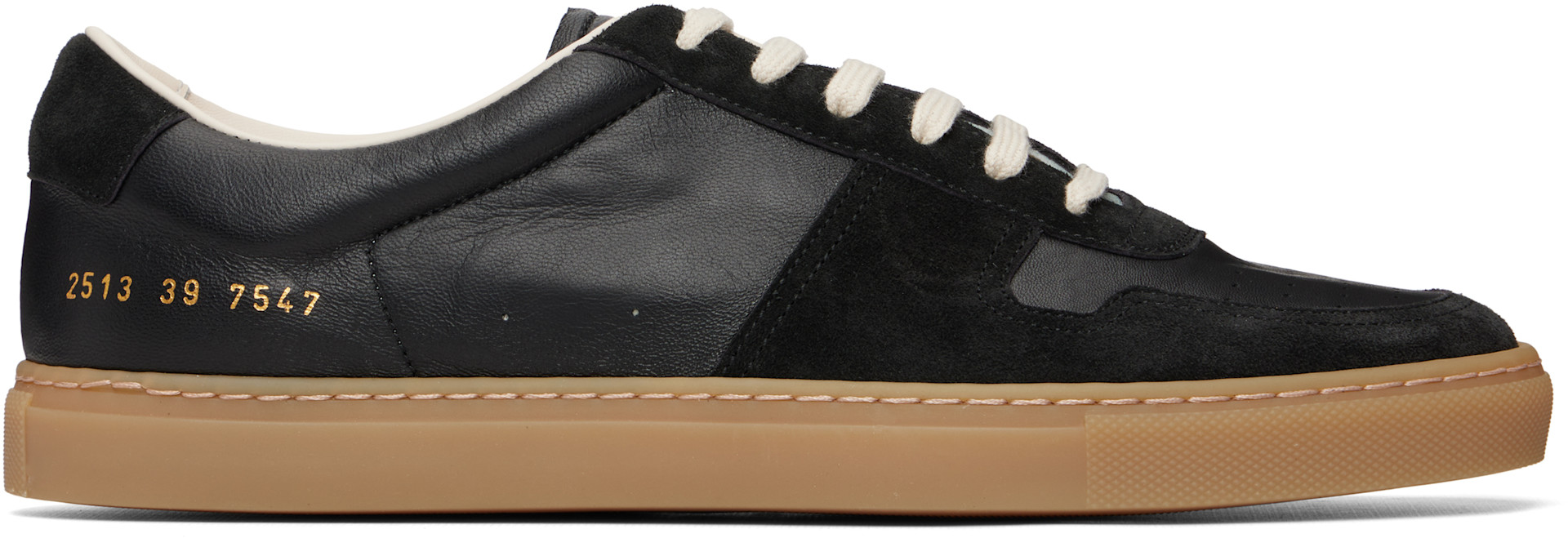 Common Projects - 블랙 비볼 슬림 스니커즈