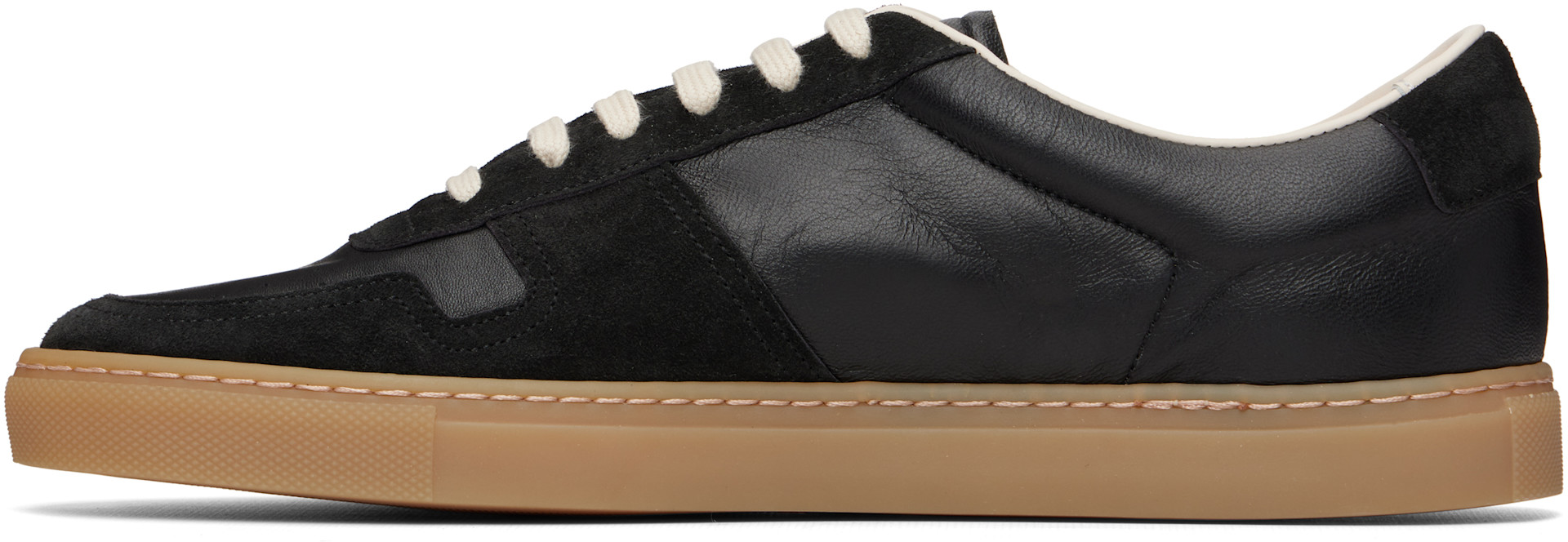 Common Projects - 블랙 비볼 슬림 스니커즈