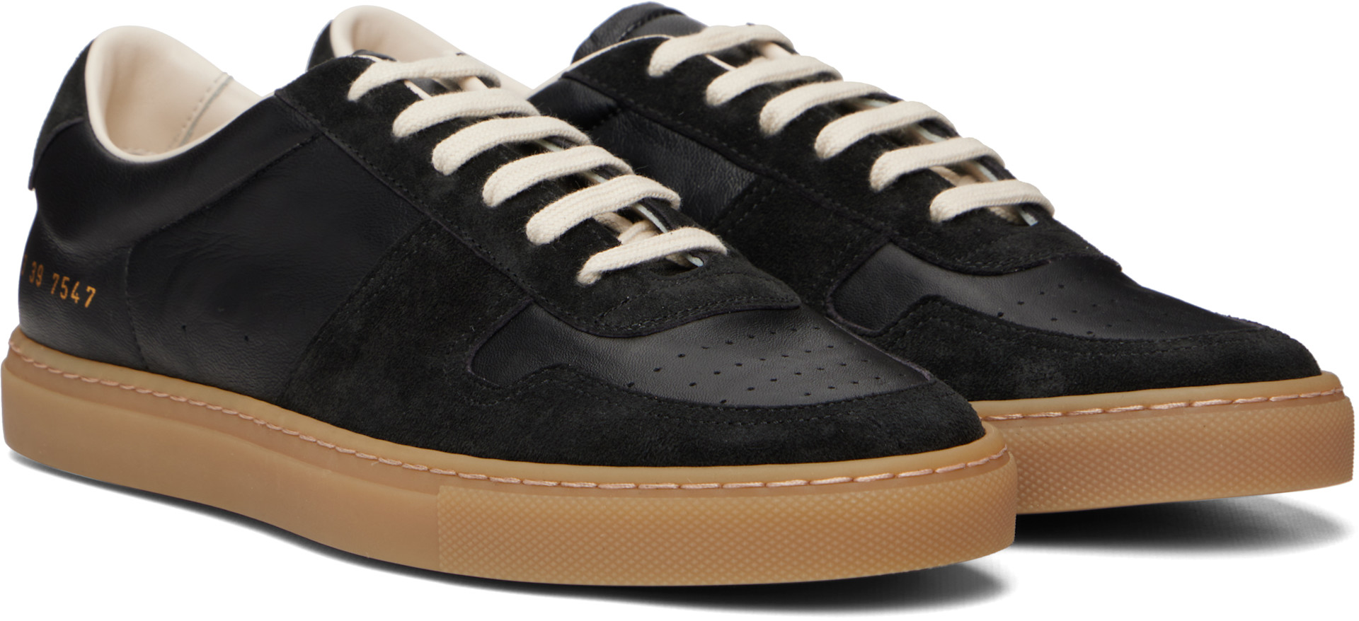 Common Projects - 블랙 비볼 슬림 스니커즈