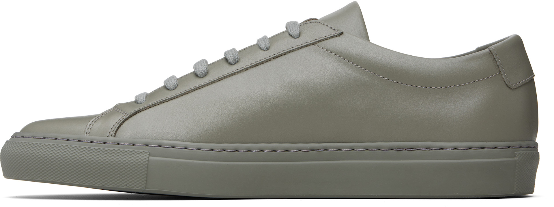 Common Projects: Gray Original Achilles Low Snekaers | SSENSE