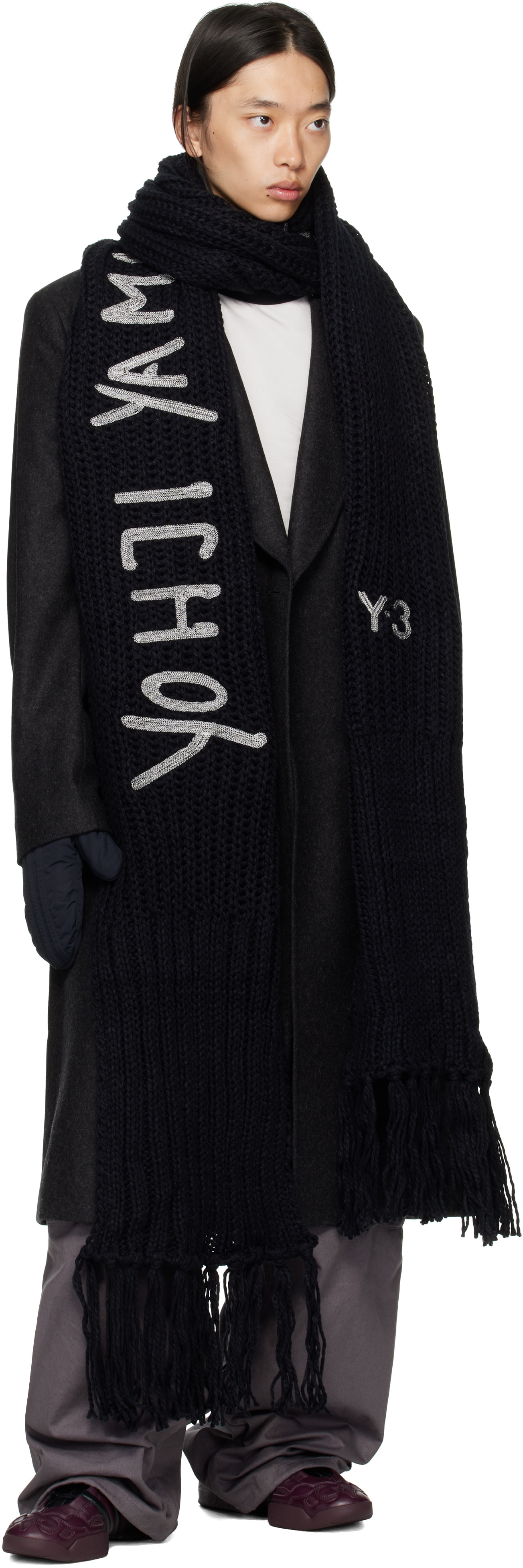Y-3 - ブラック パデッド ミット