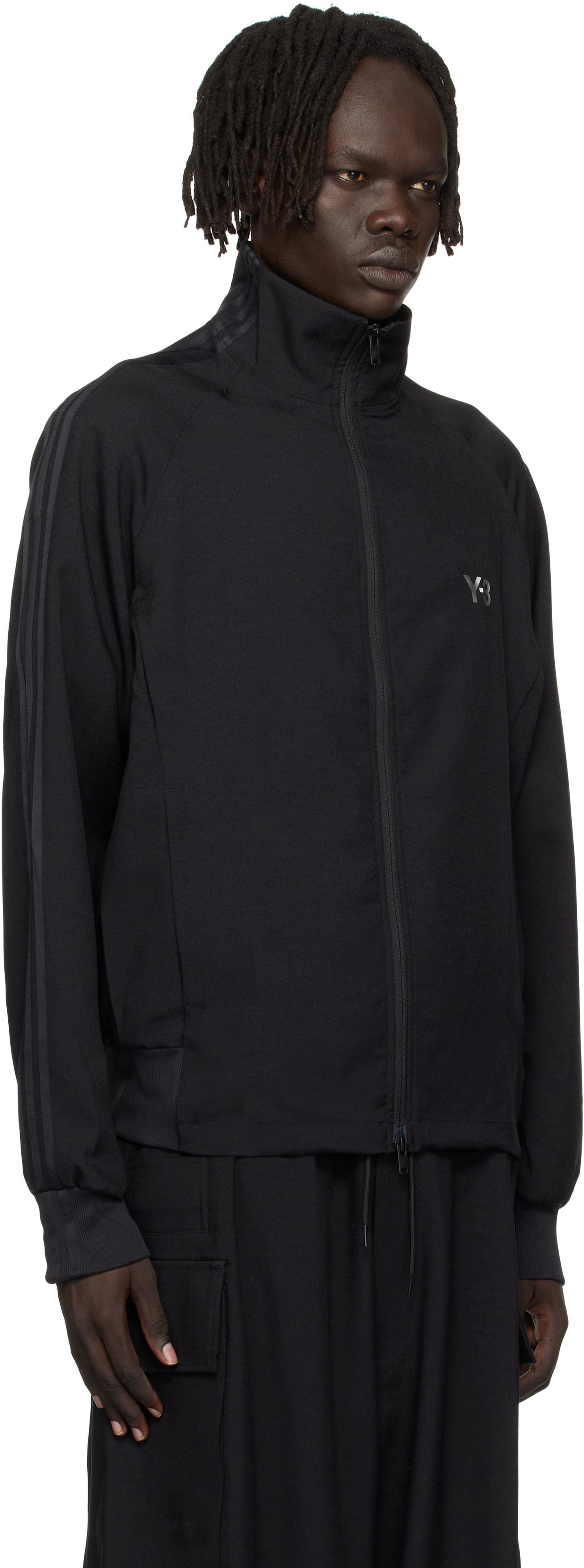 Y-3: ブラック Sport Uniform トラックジャケット | SSENSE 日本