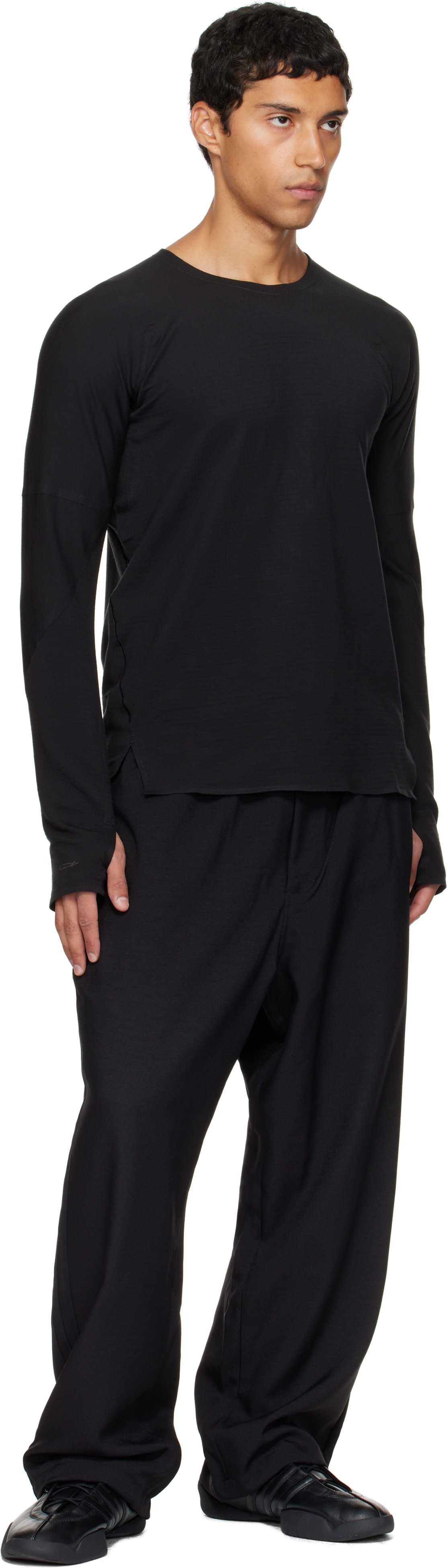 Y-3: Black Sport Uniform Track Pants | SSENSE