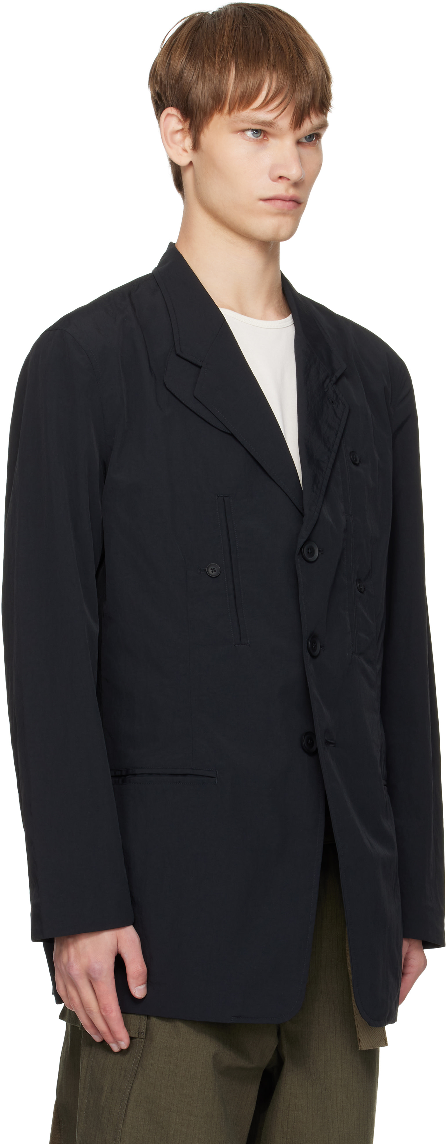 Y's テーラードジャケット ブラック サイズ3　ワイズ 03SS Y's for men YOHJI YAMAMOTO ワイズフォーメン ヨウジヤマモト
