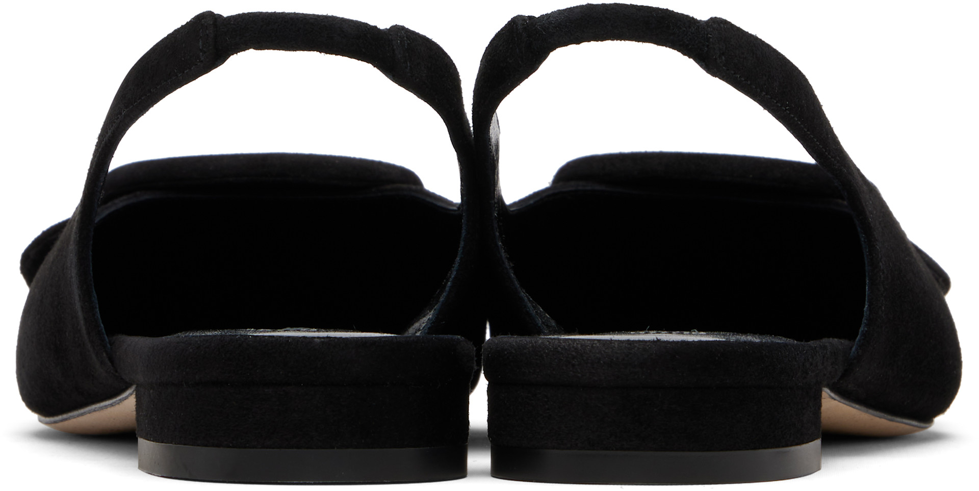 N*e様 MANOLO BLAHNIK スエード ミュール ブラック 38 Manolo Blahnik: Black Maylura Sandals | SSENSE Canada