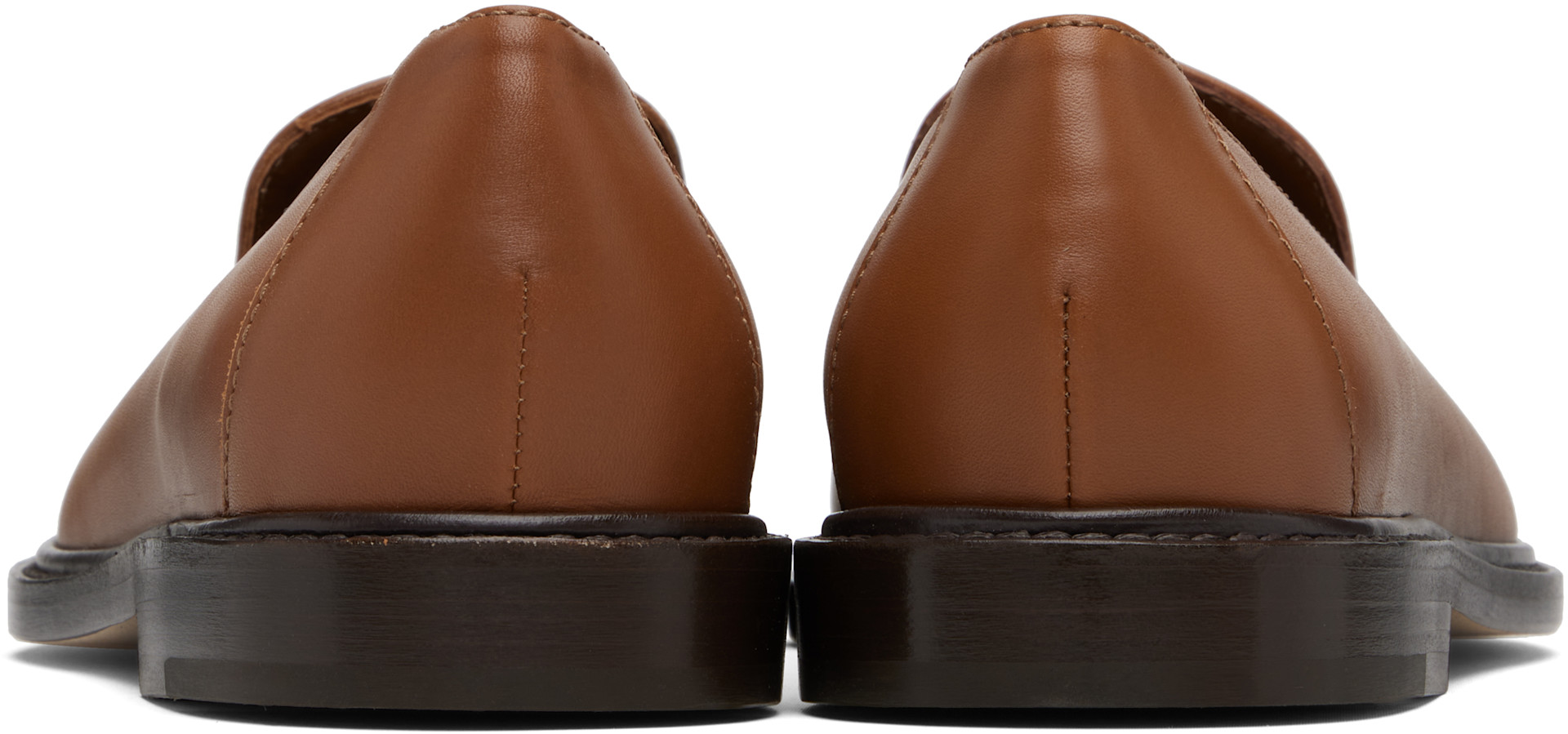 Manolo Blahnik: Brown Bucky Loafers | SSENSE