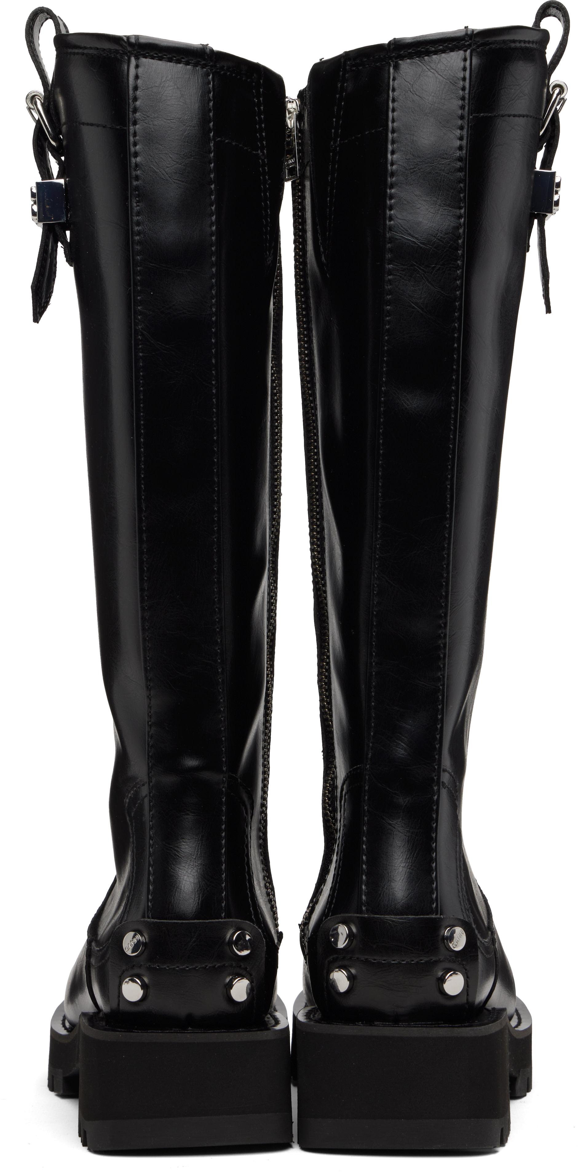 GANNI - Bottes hautes noires