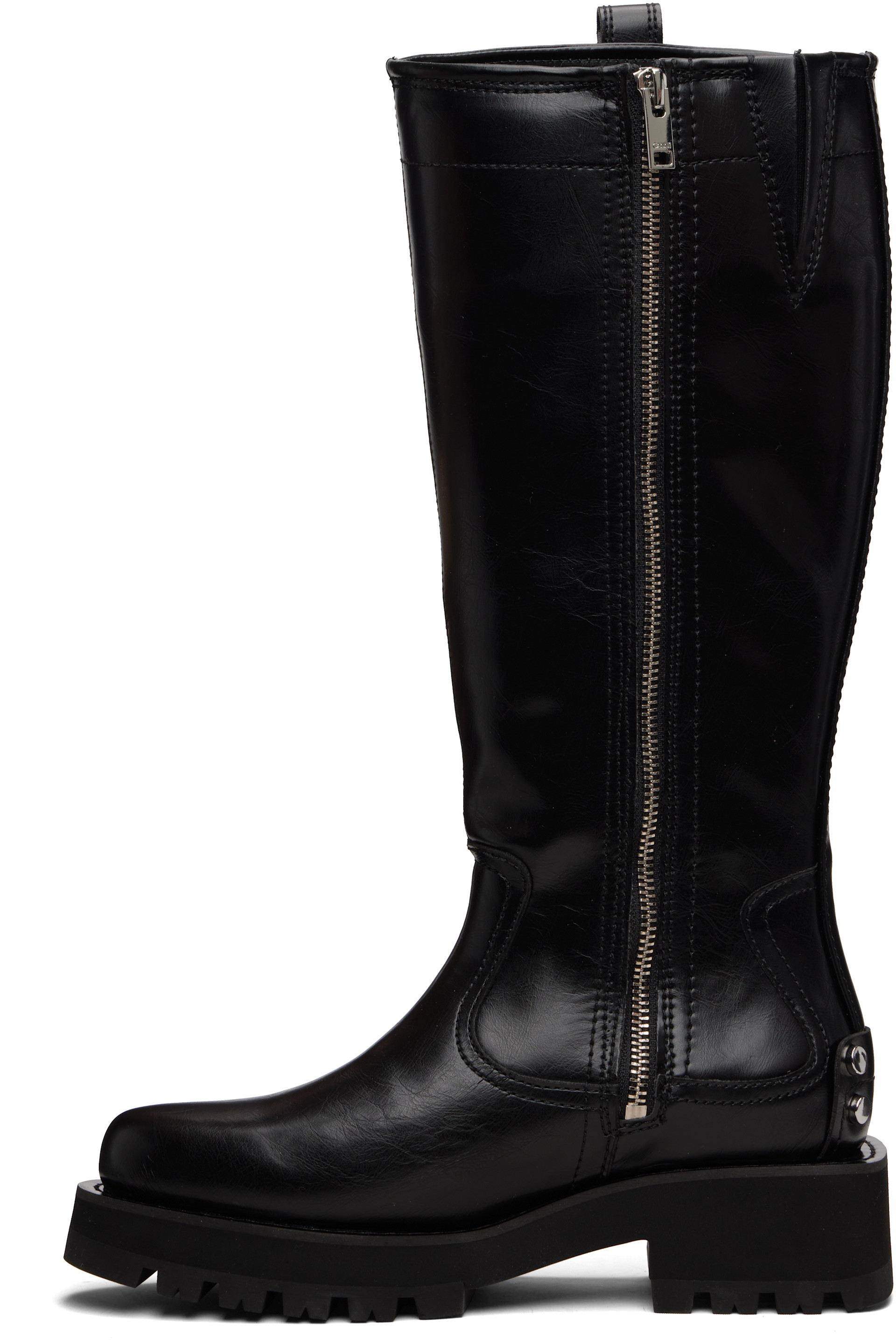 GANNI - Bottes hautes noires