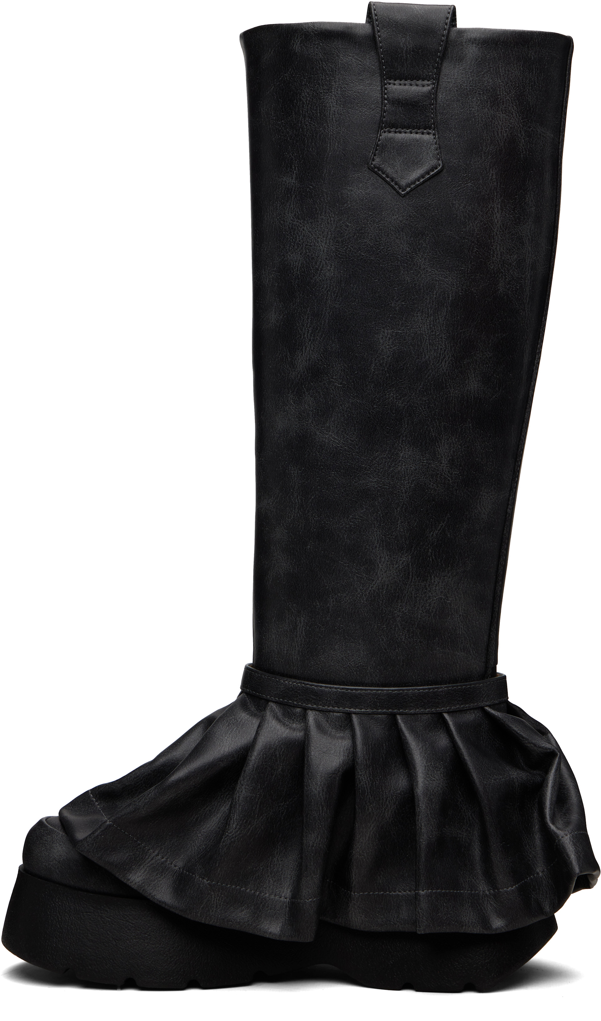 GANNI - Bottes hautes Kat grises