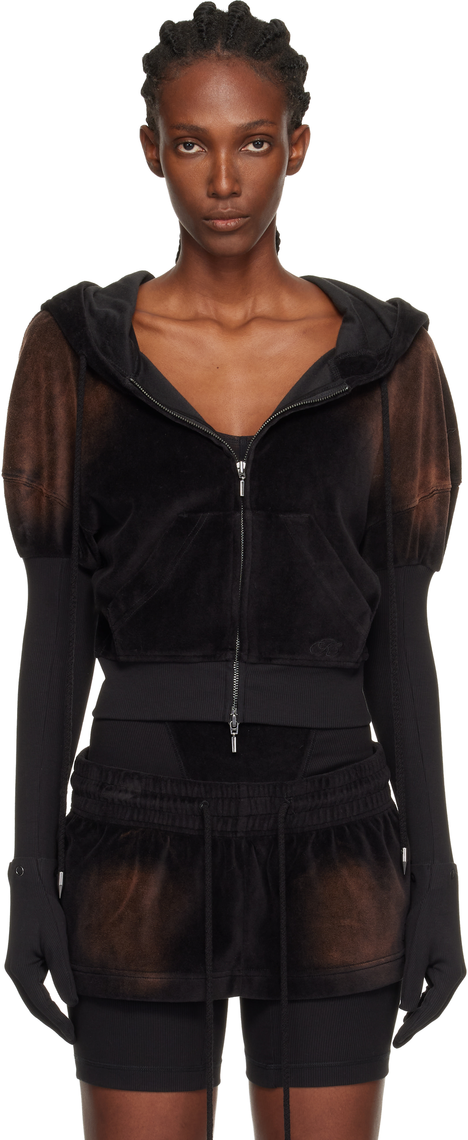 KNWLS - Pull à capuche Paris noir