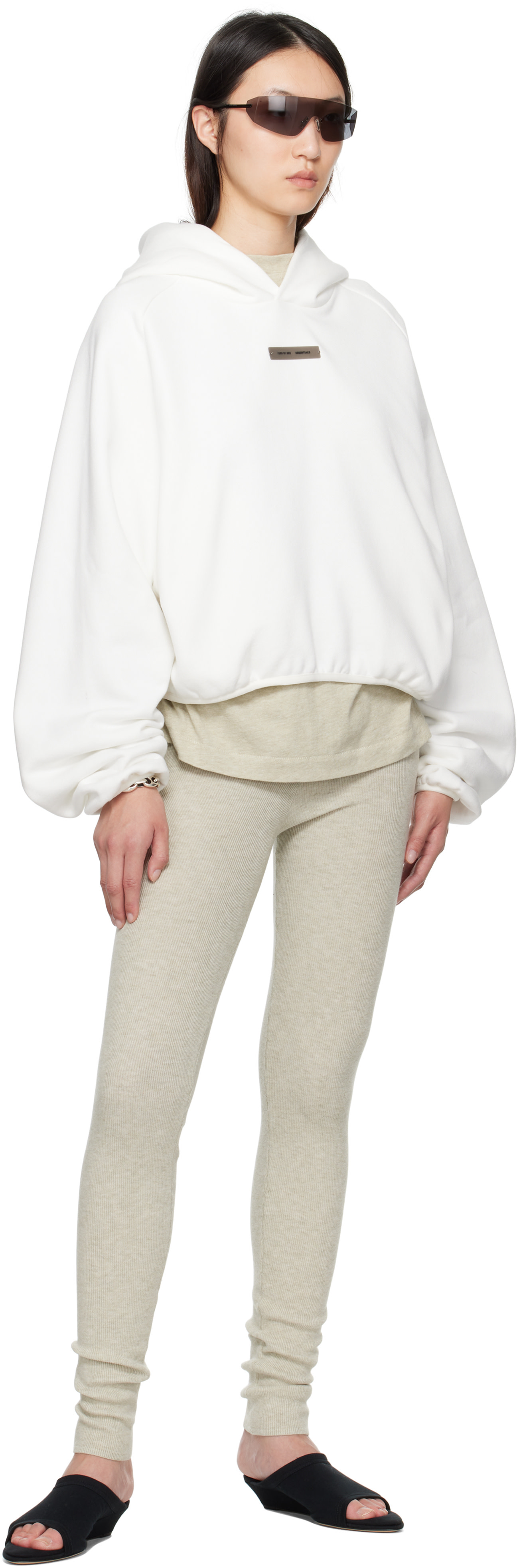 Fear of God ESSENTIALS - ベージュ Soft Rib レギンス