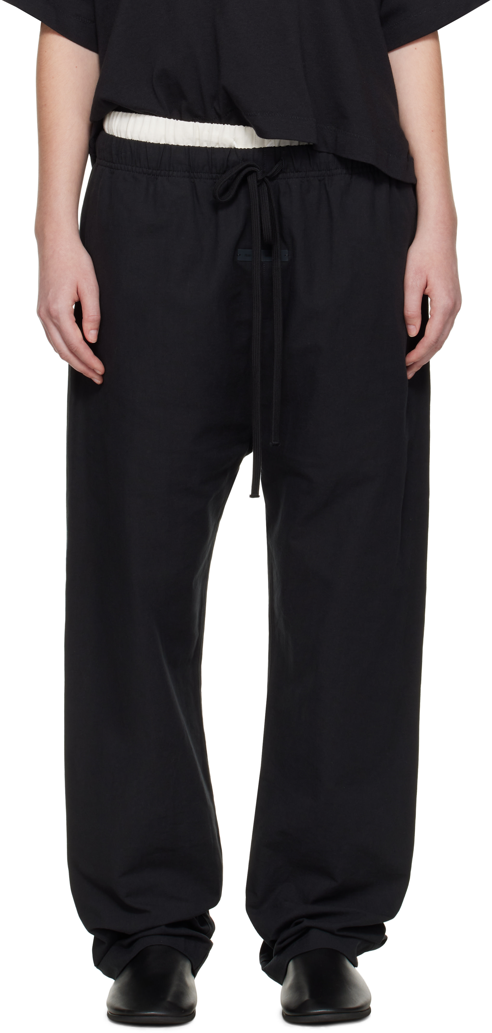 Fear of God ESSENTIALS - Black Relaxed Lounge Pants