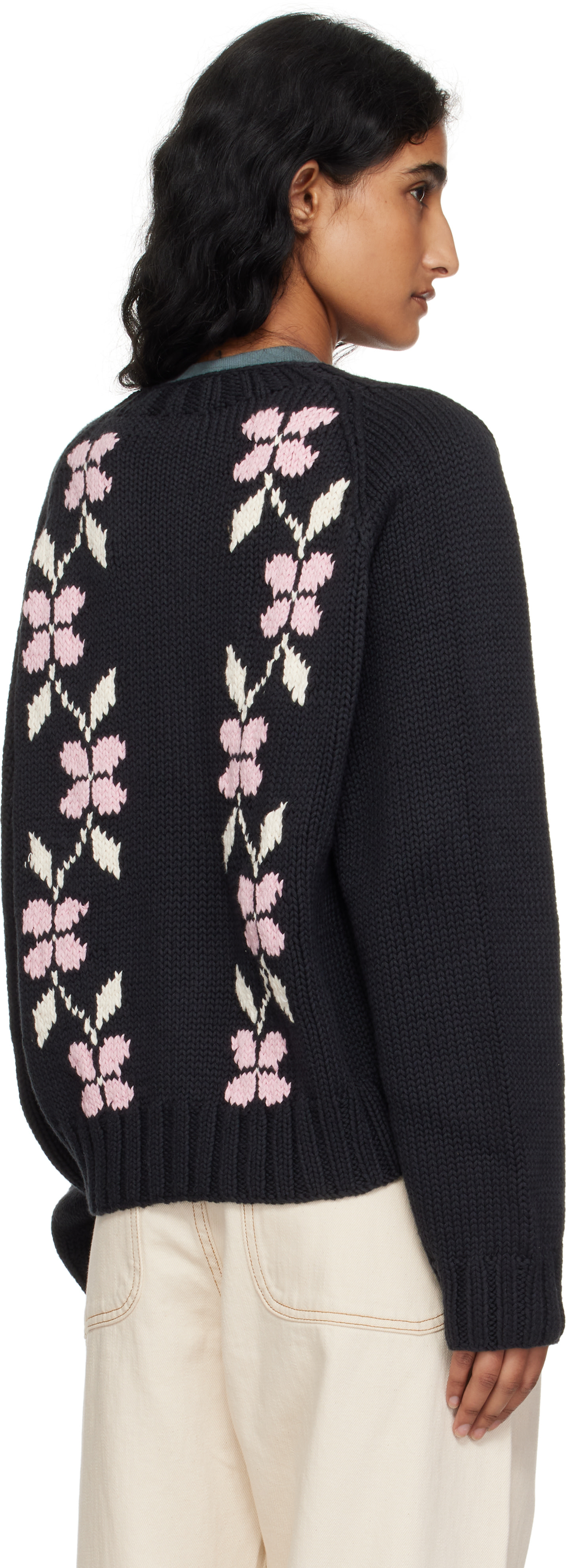YMC - Cardigan Atomic noir exclusif à SSENSE