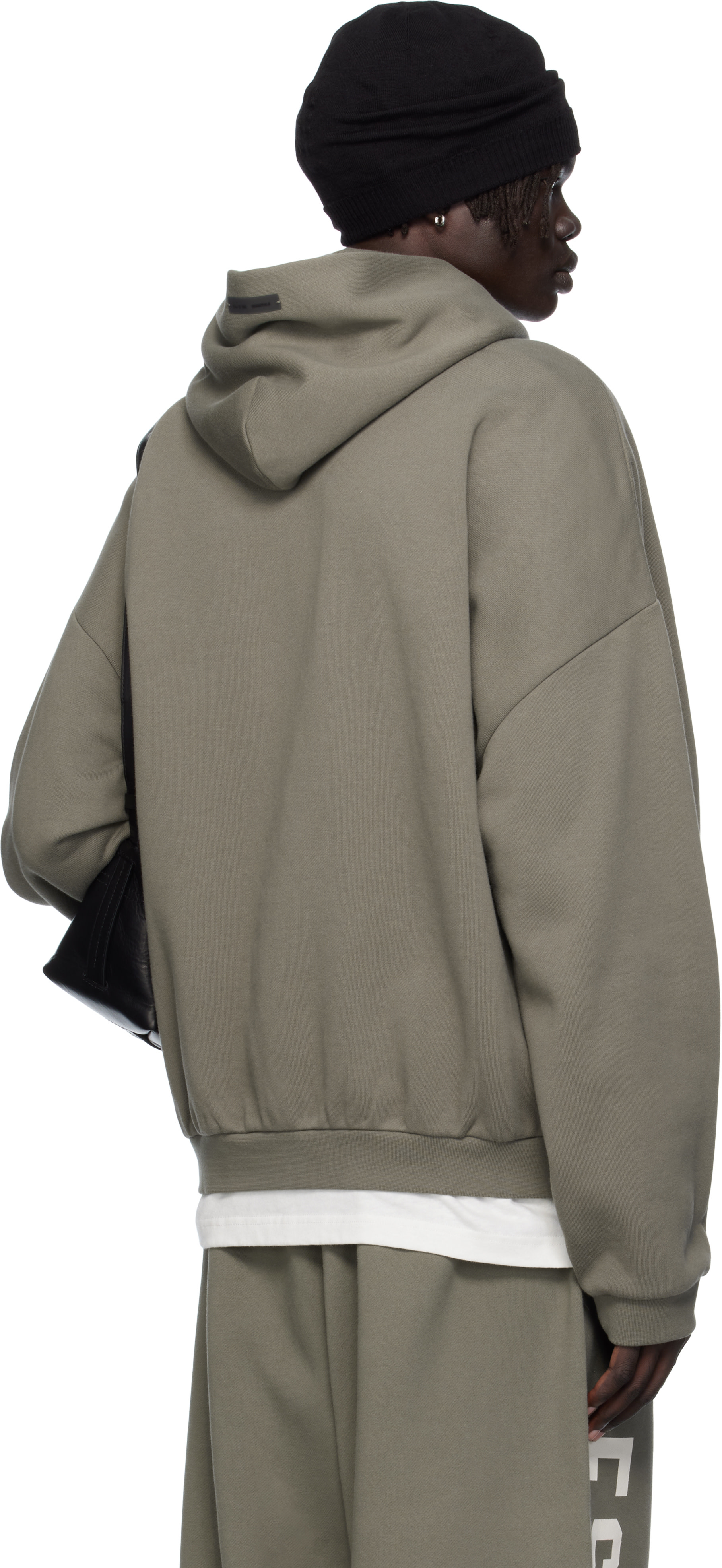 FOG ESSENTIALSフリース ヴィンテージライク フーディー Fear of God ESSENTIALS: グレー 90s Fit フリース フーディ | SSENSE 日本