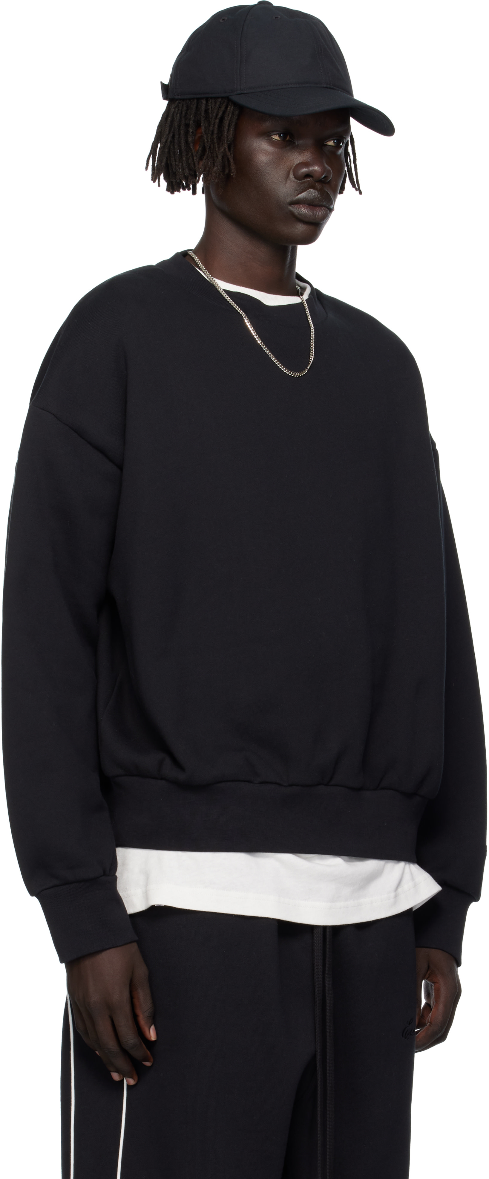 Fear of God ESSENTIALS - Pull molletonné beige à coupe classique et à col ras du cou